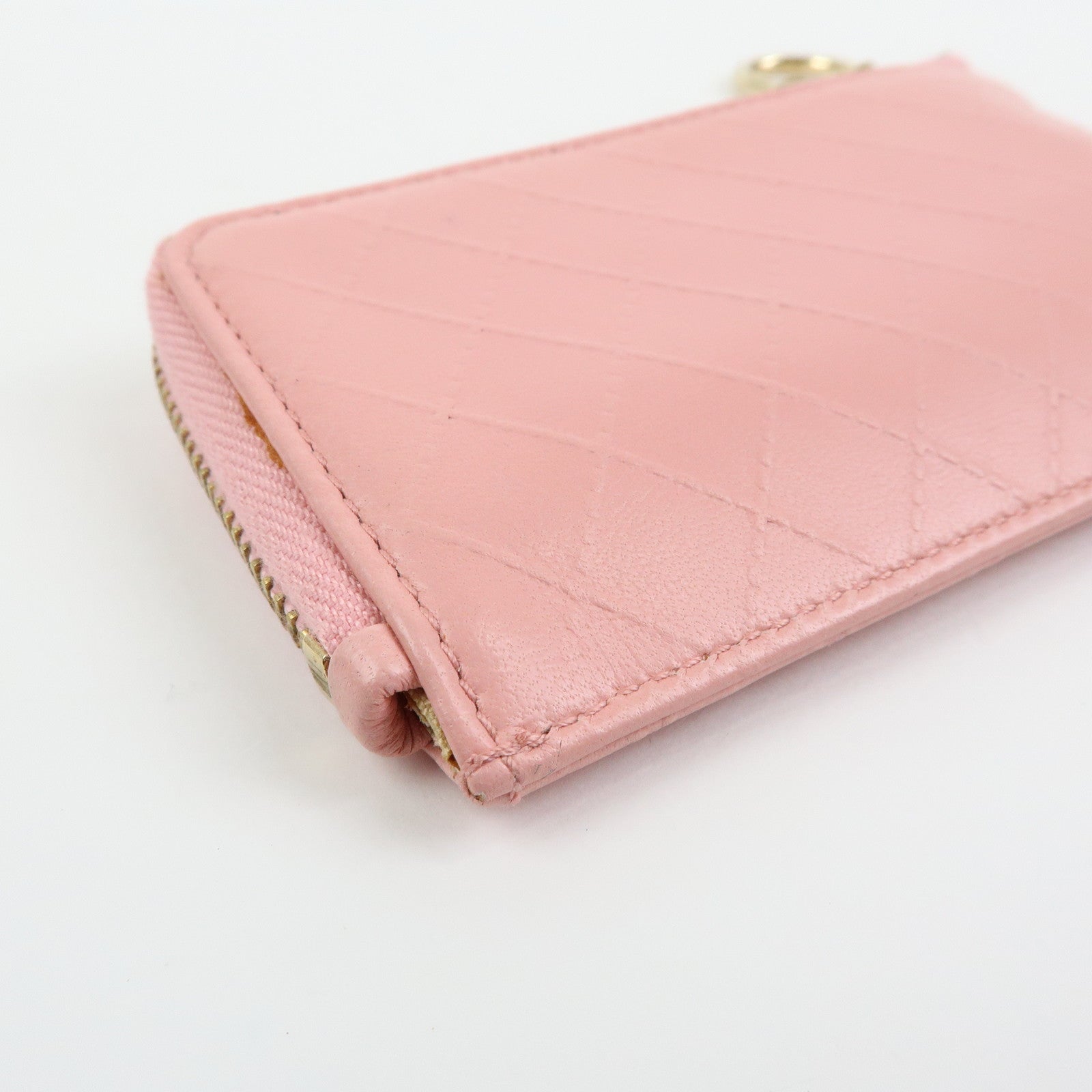 CHANEL Camellia Leather Key Case Coin Case Ginza Exclusive Pink