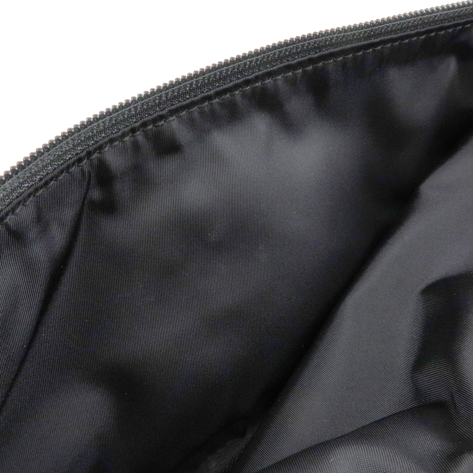PRADA Triangle Logo Nylon Saffino Leather Waist Bag Body Bag 2VL132