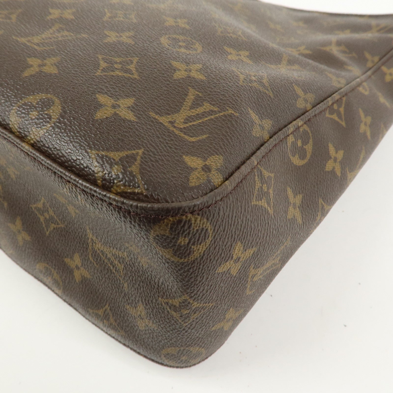 Louis Vuitton Monogram Looping GM Shoulder Bag Brown M51145