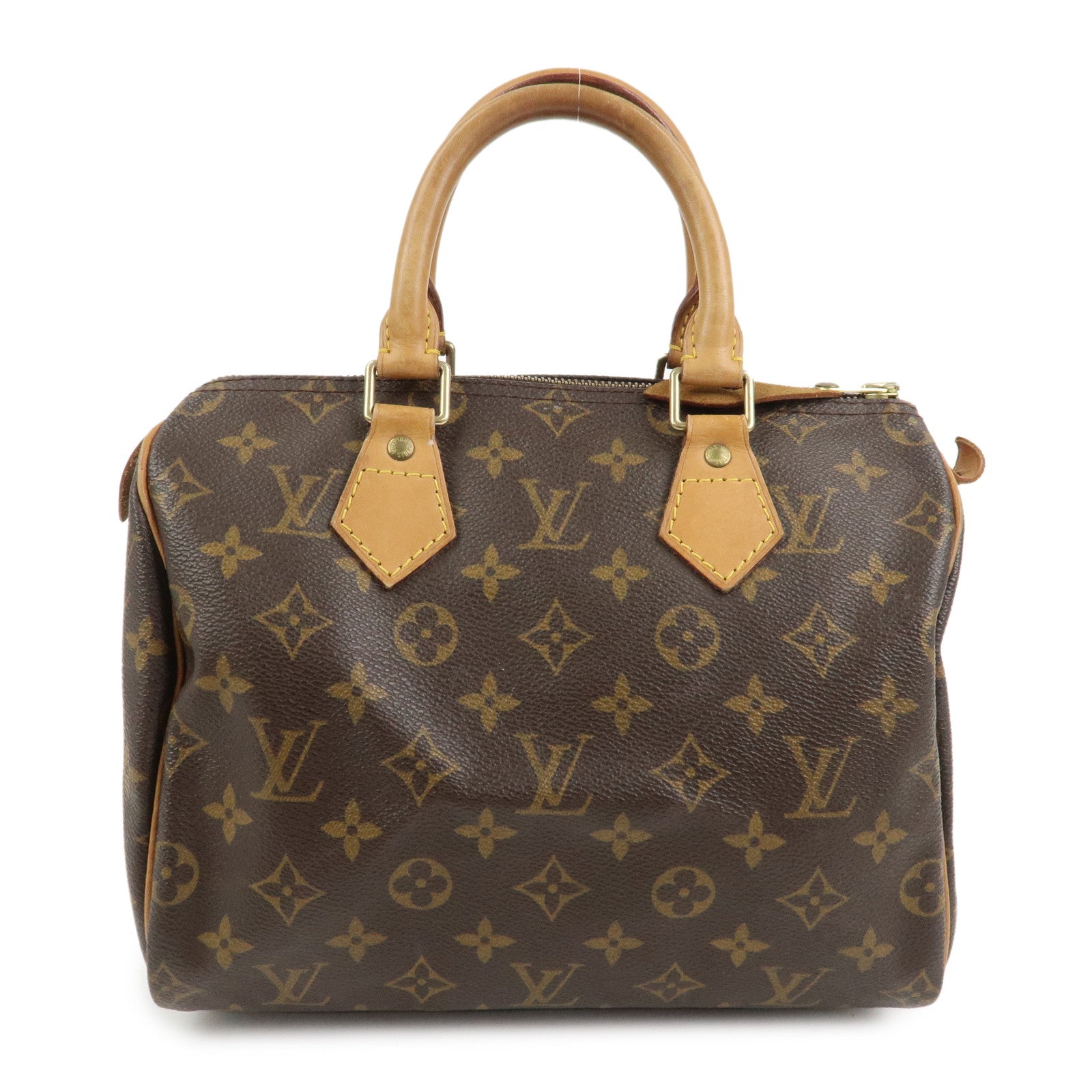 Louis Vuitton Monogram Speedy 25 Boston Bag Hand Bag Brown M41528