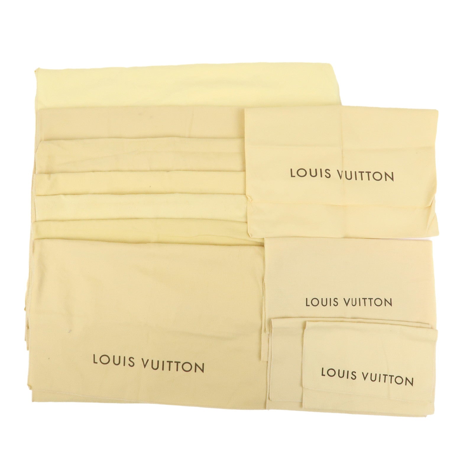 Louis Vuitton Set of 11 Flap Style Dust Bag Storage Bag