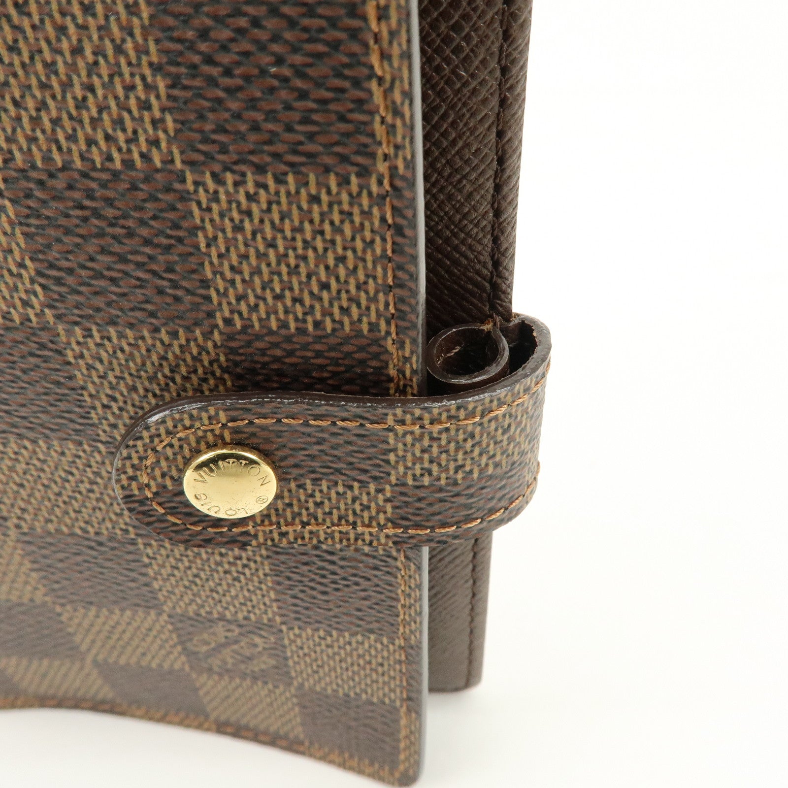 Louis Vuitton Damier Agenda PM Planner Cover Damier Ebene R20700