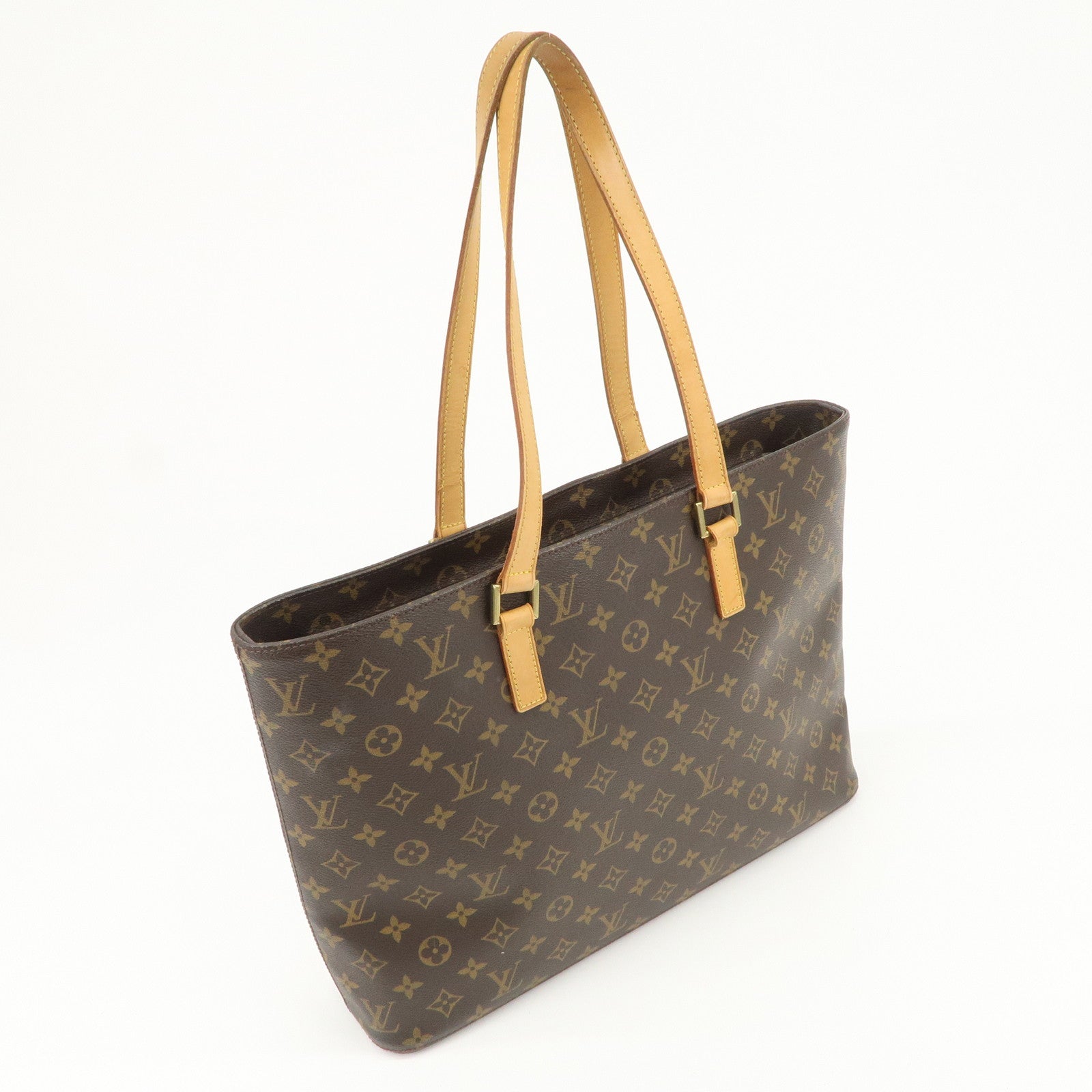 Louis Vuitton Monogram Luco Tote Bag Shoulder Bag Brown M51155