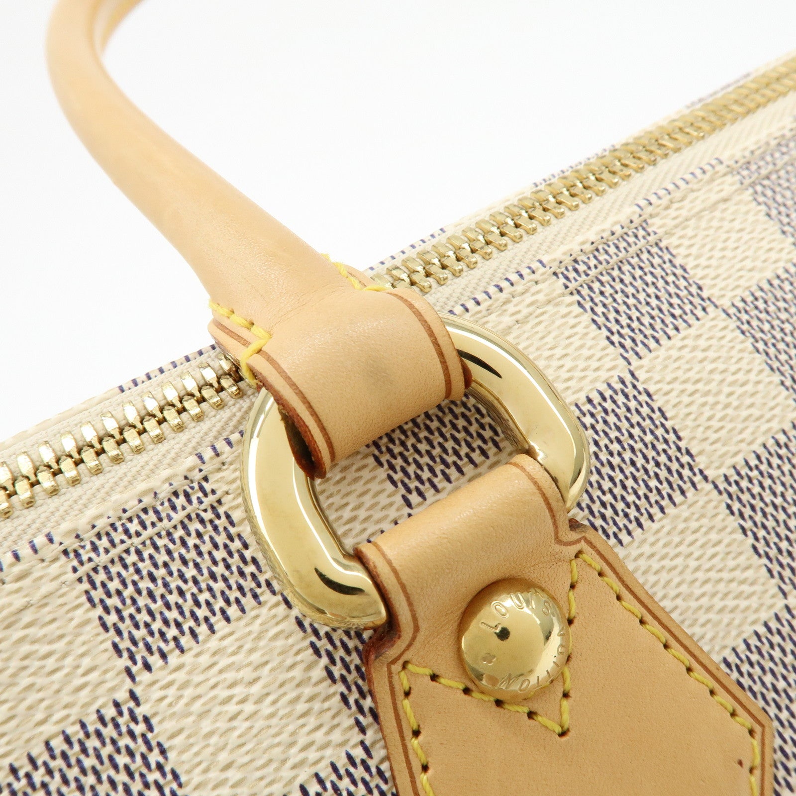 Louis Vuitton Damier Azur Sarria MM Tote Bag Hand Bag N51185
