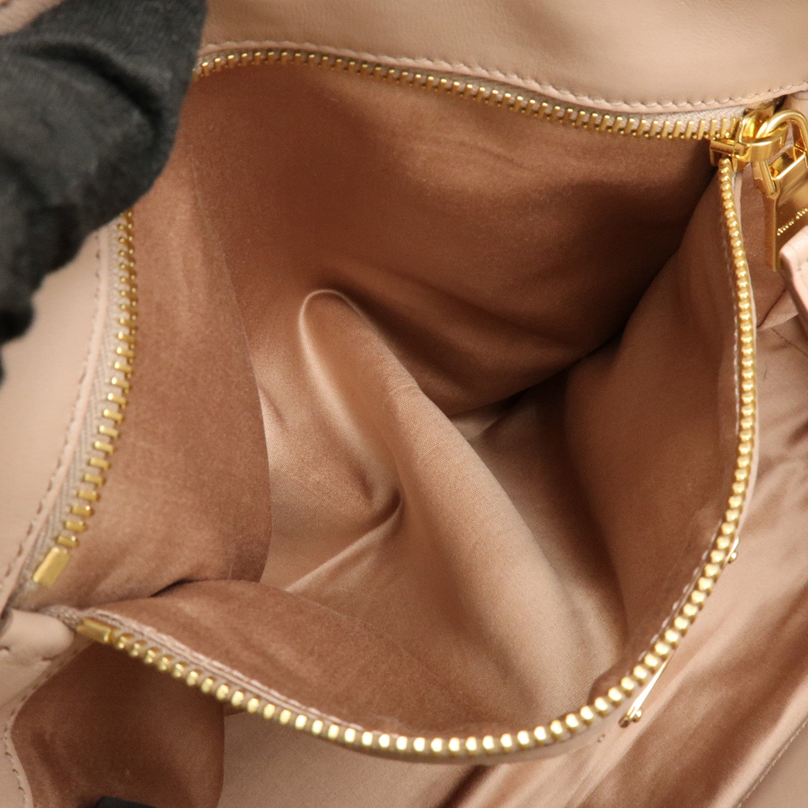 MIU MIU Matelasse Nappa Leather 2Way Hand Shoulder Bag Pink RLN059