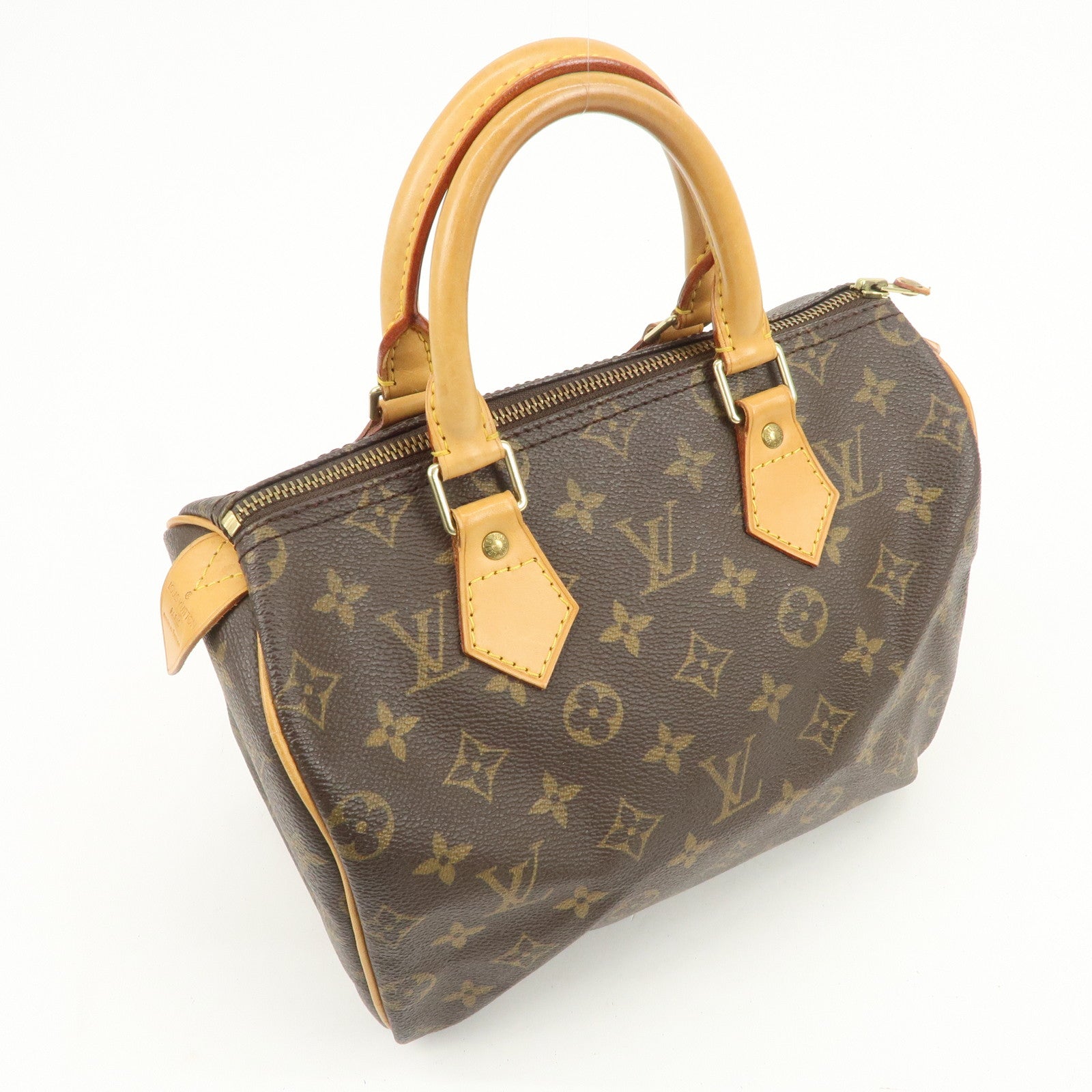 Louis Vuitton Monogram Speedy 25 Boston Bag Hand Bag Brown M41528
