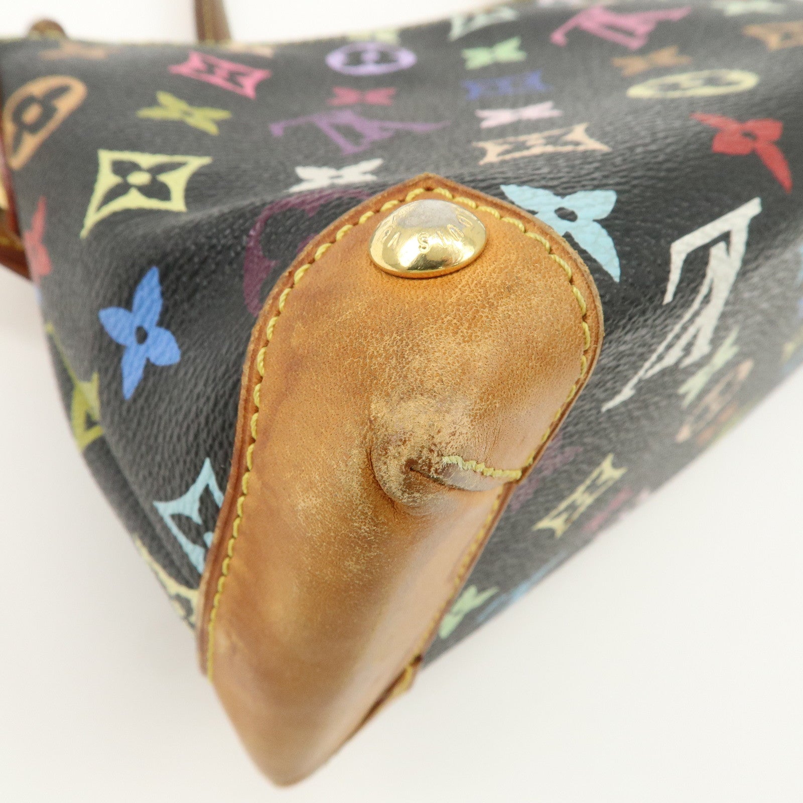 Louis Vuitton Monogram Multicolor Eliza Shoulder Bag Black M40099 Used