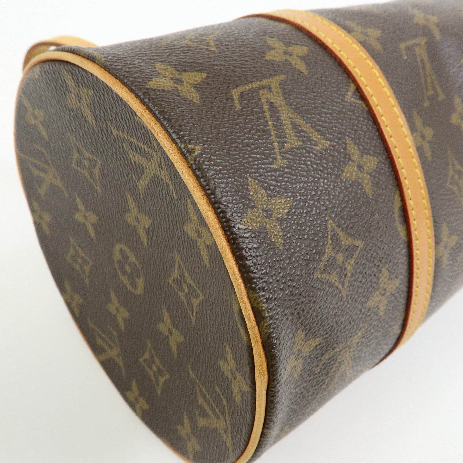 Louis Vuitton Monogram Papillon 30 Canvas Hand Bag Brown M51385