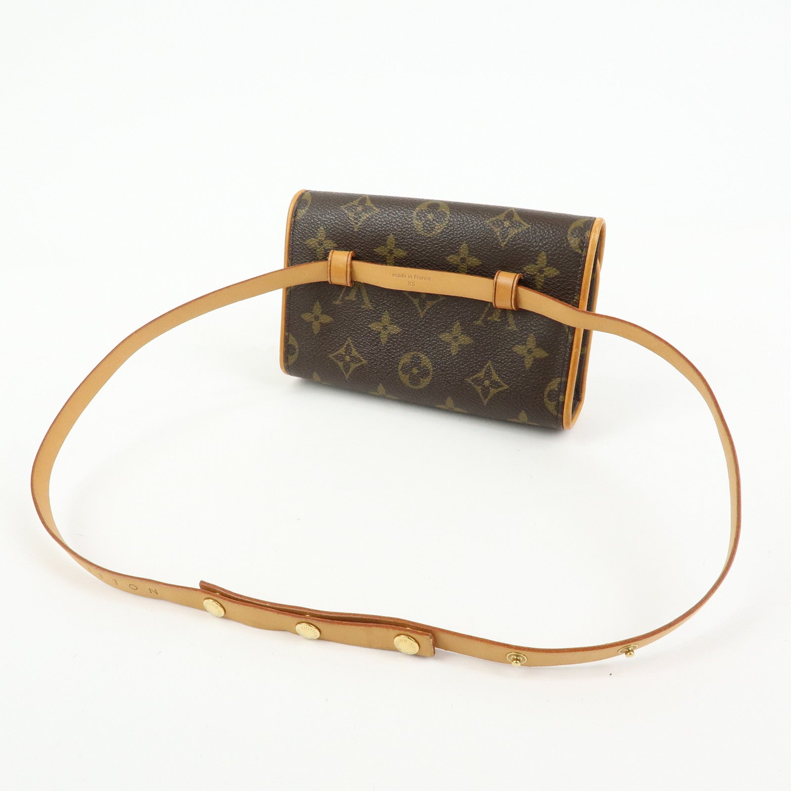 Louis Vuitton Monogram Pochette Florentine XS Waist Bag Belt M51855