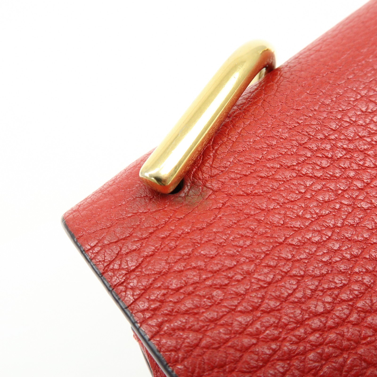 Chloe Drew Leather Chain Shoulder Bag Crossbody Bag Red