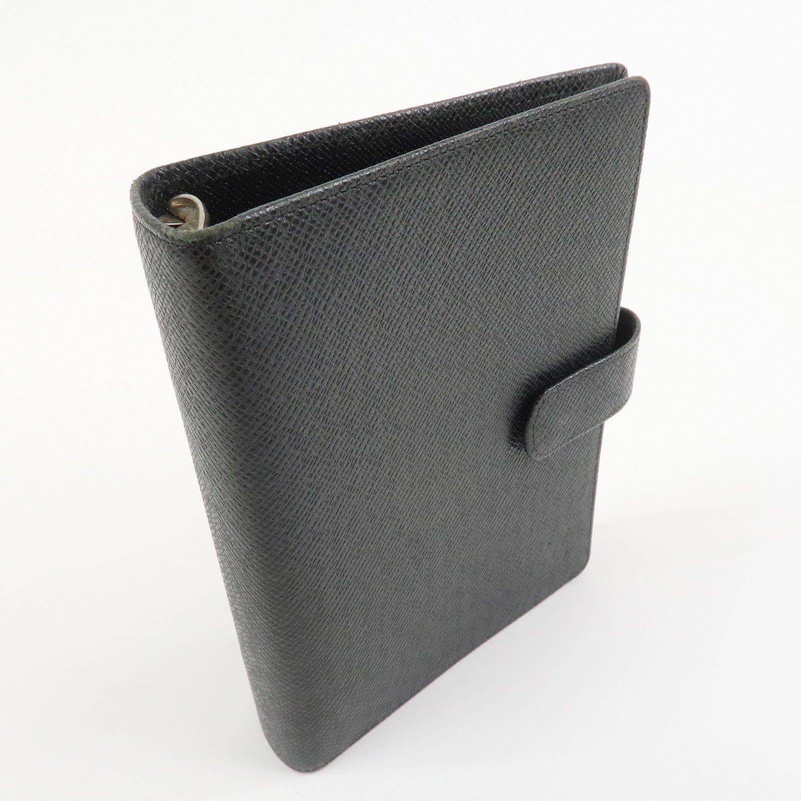 Louis Vuitton Taiga Leather Agenda MM Planner Cover Ardoise R20222