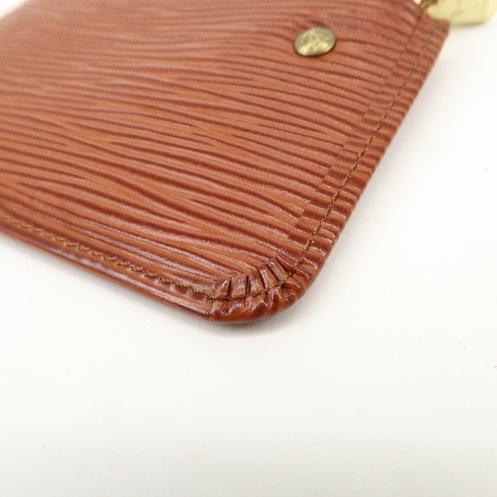 Louis Vuitton Epi Pochette Cles Coin Case Kenya Brown M63803