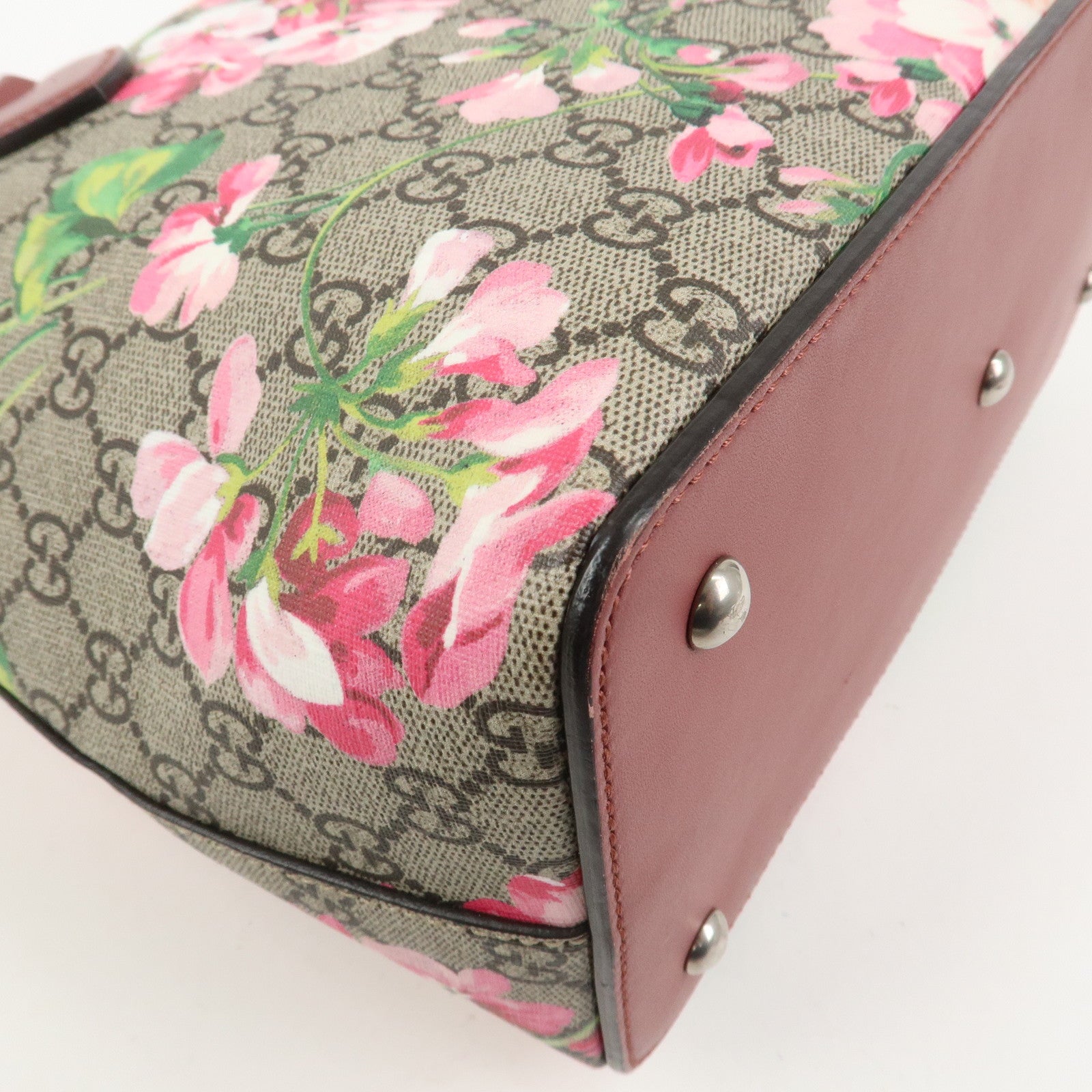 GUCCI GG Blooms GG Supreme 2Way Hand Shoulder Bag Floral 429147