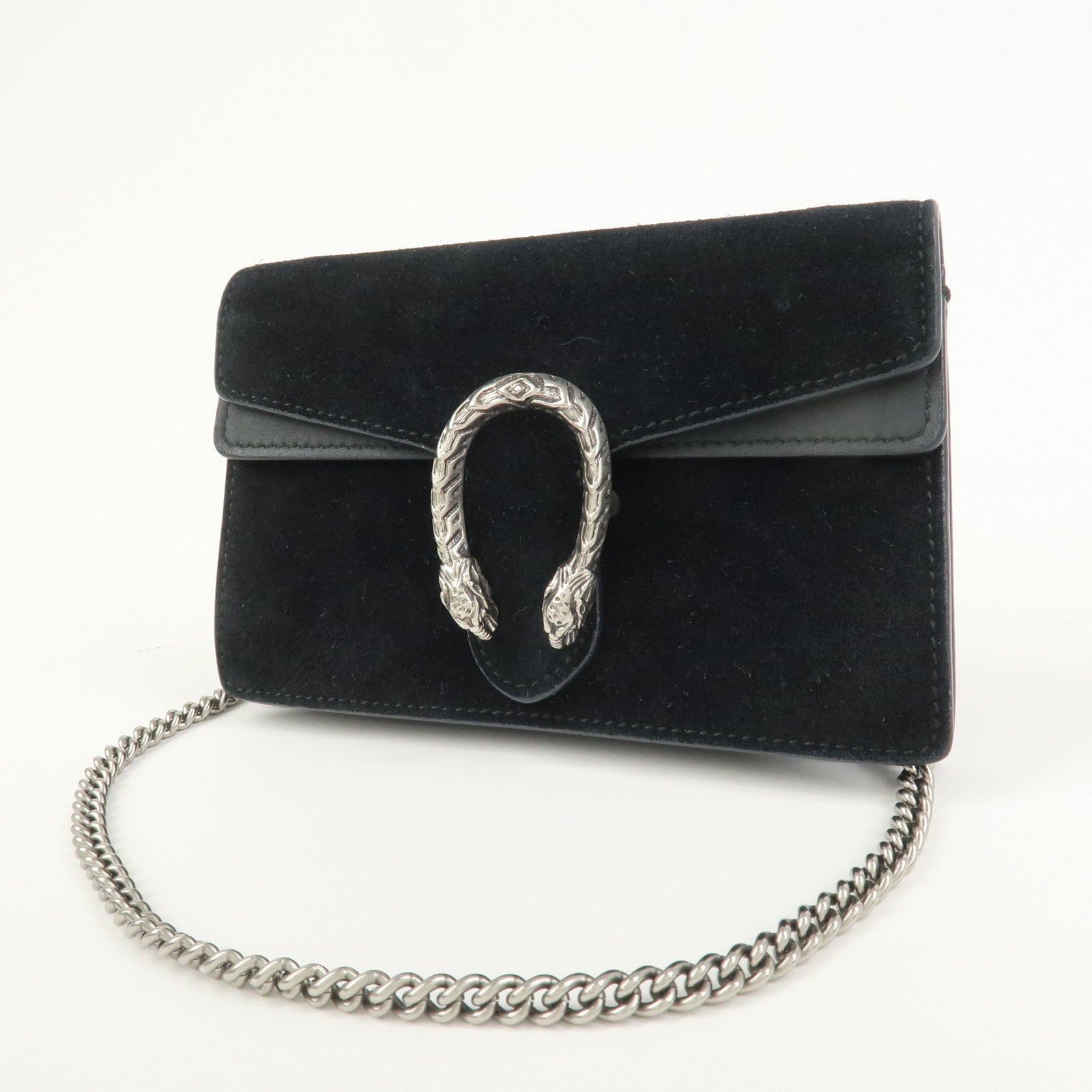 GUCCI Dionysus Super Mini Bag Leather Chain Shoulder Bag 476432