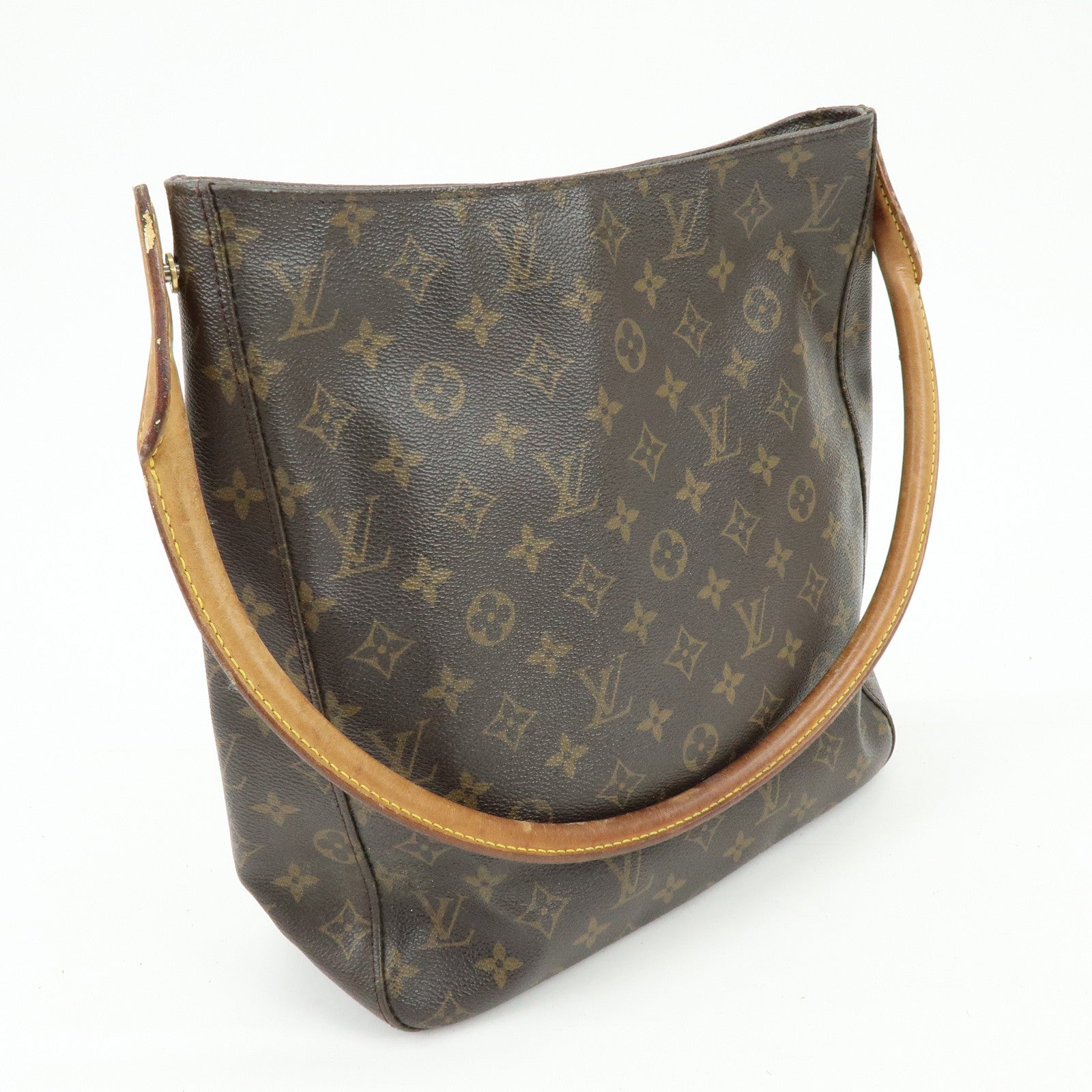 Louis Vuitton Monogram Looping GM Shoulder Bag Brown M51145