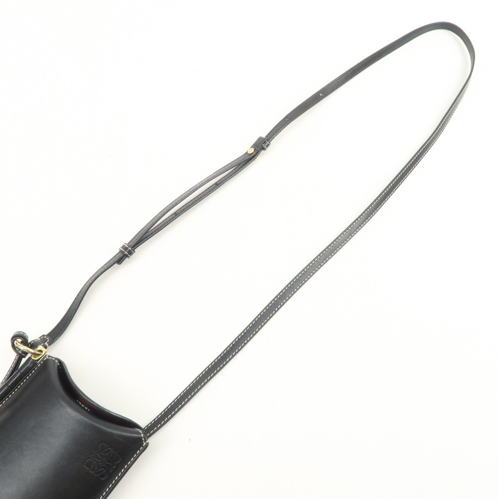 LOEWE Gate Pocket Shoulder Bag Crossbody Bag Black