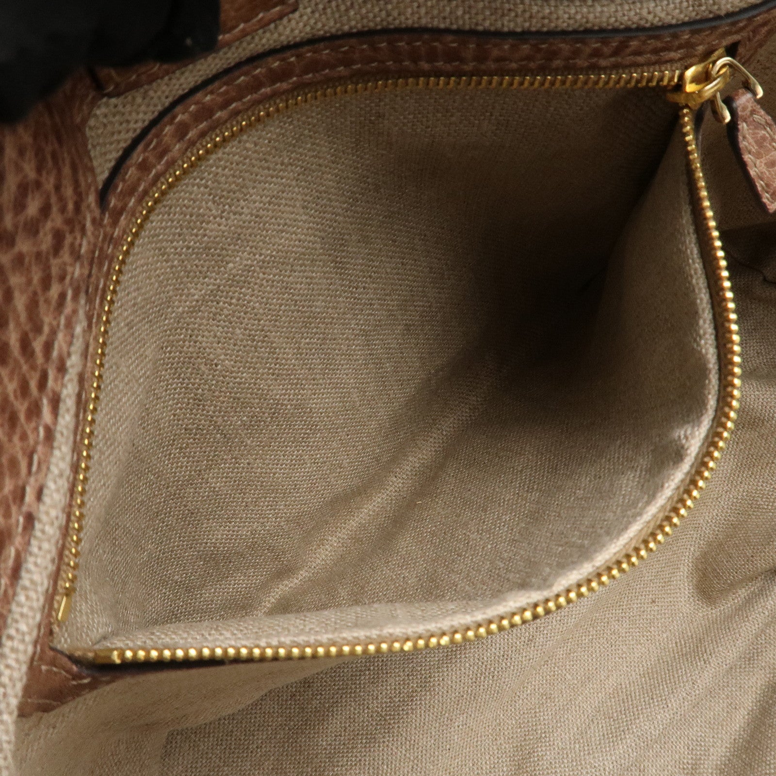 GUCCI Bamboo Guccissima Leather Tote Bag Brown Tassel 218780 Used