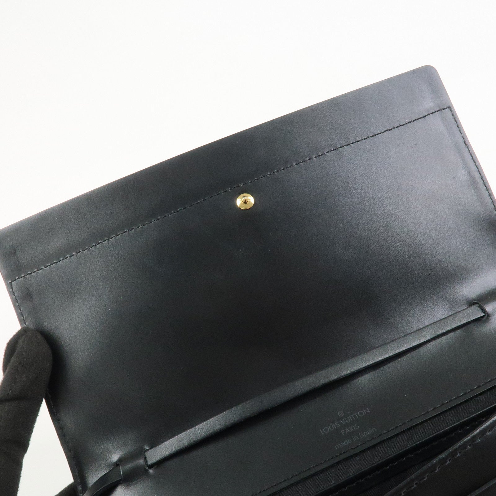 Louis Vuitton Epi Honfleur Shoulder Bag Hand Bag Noir Black M52732