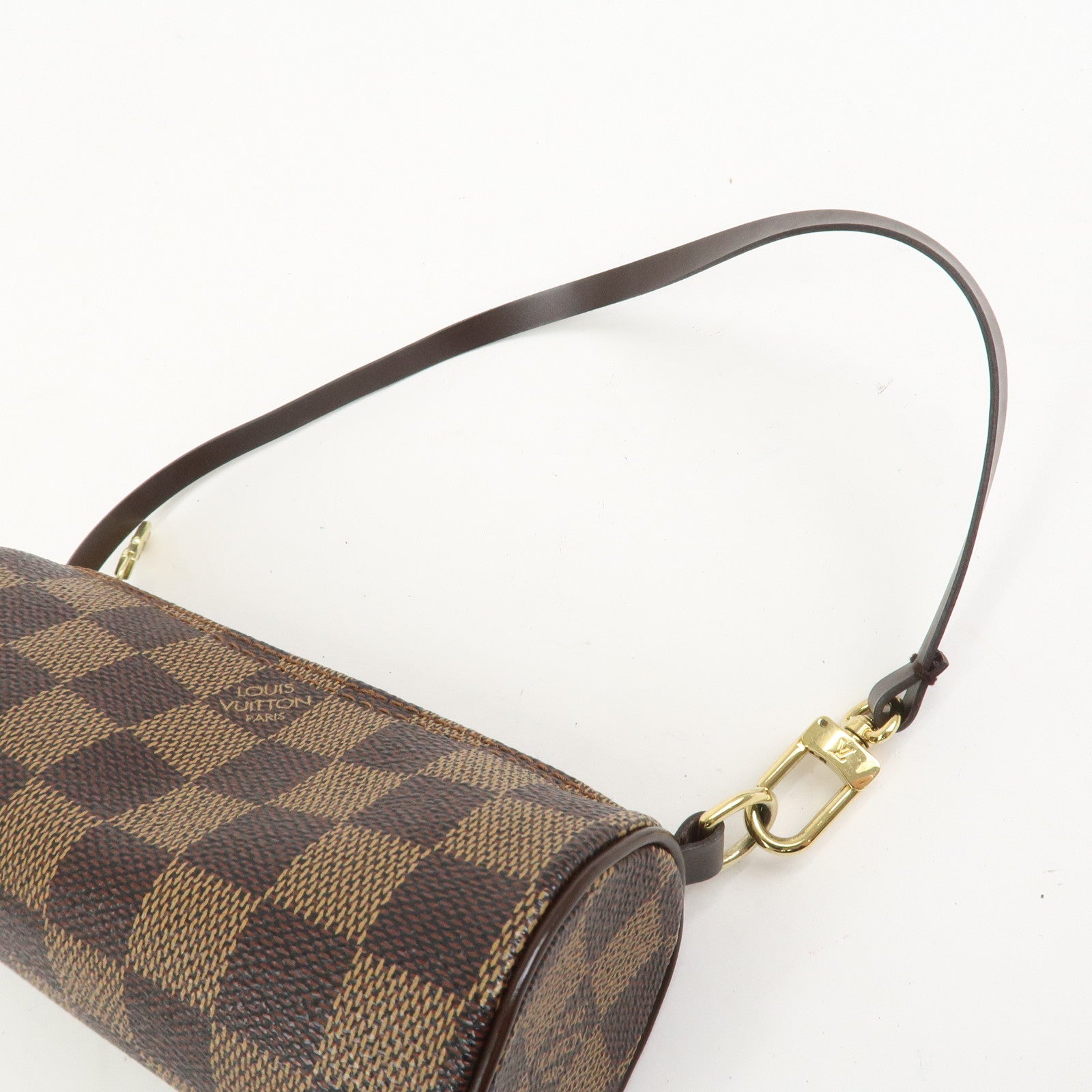 Louis Vuitton Damier Ebene Mini Pouch for Papillon Bag Brown