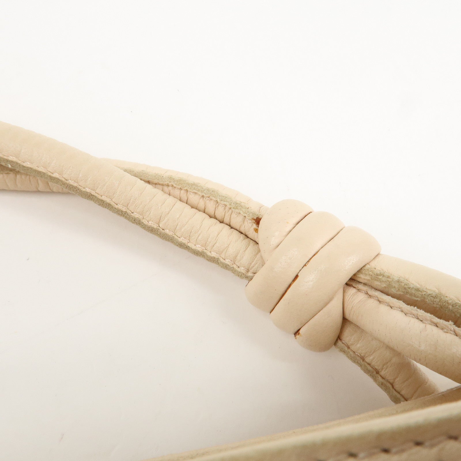 LOEWE Anagram Nappa Leather Hand Bag Shoulder Bag Beige