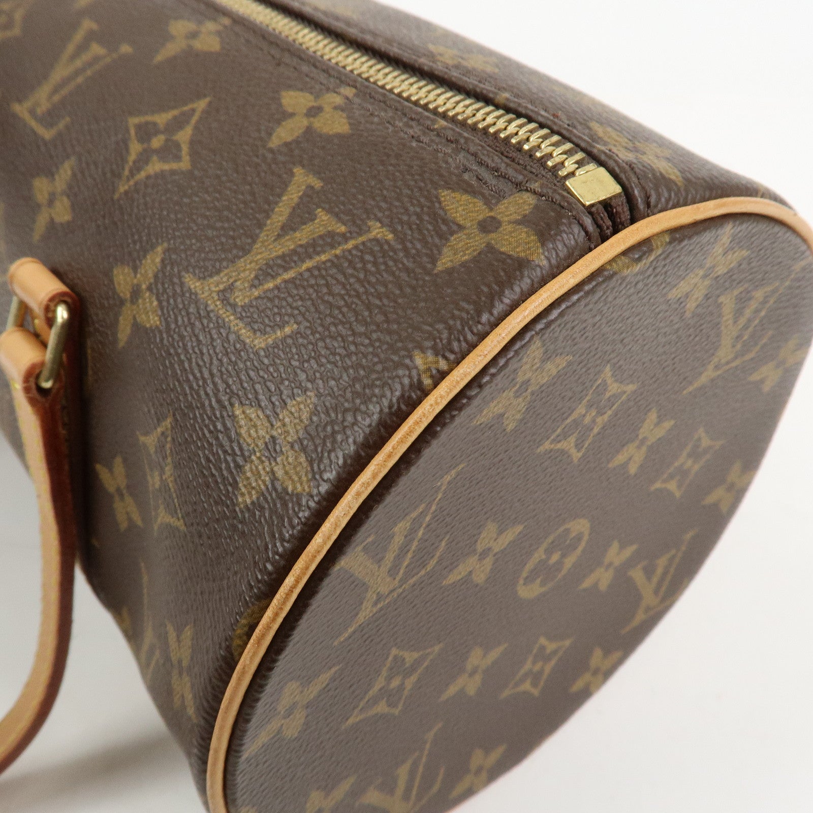 Louis Vuitton Monogram Papillon 30 Hand Bag New Style Brown M51385