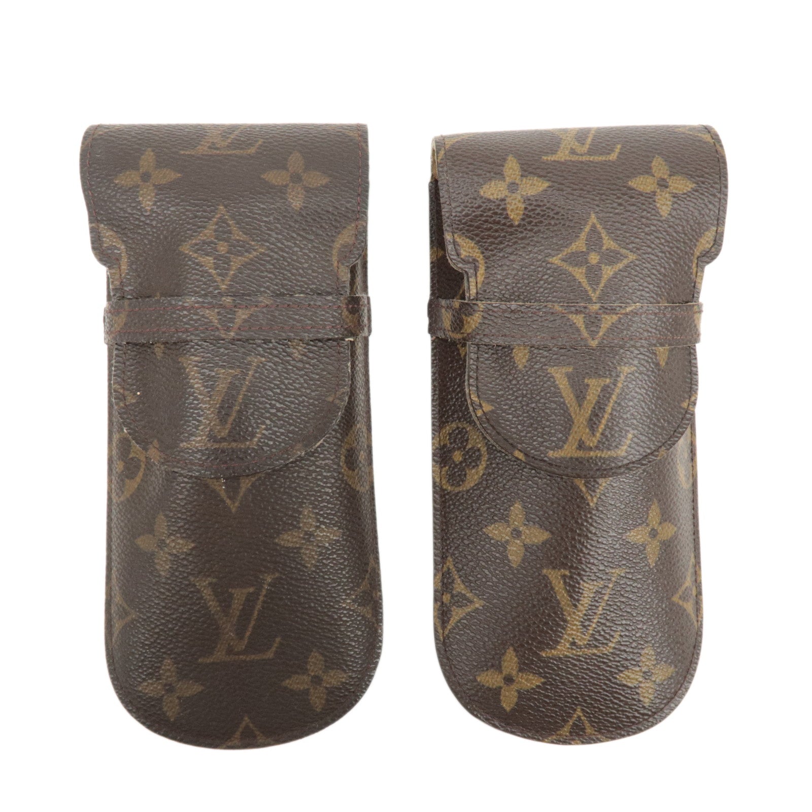 Louis Vuitton Monogram Set of 2 Glasses Case M62970 Used