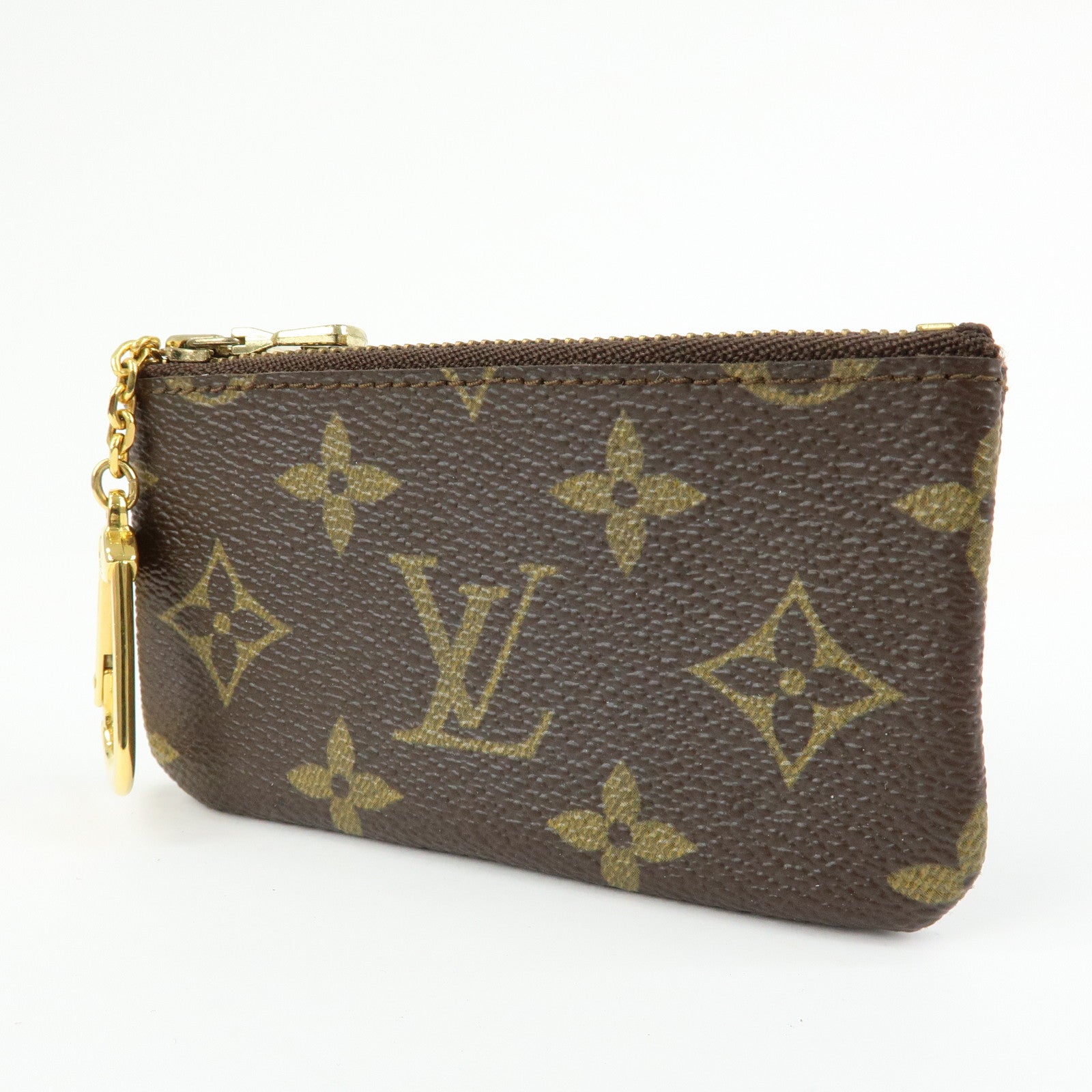 Louis Vuitton Monogram Pochette Cles Coin Case Key Case M62650