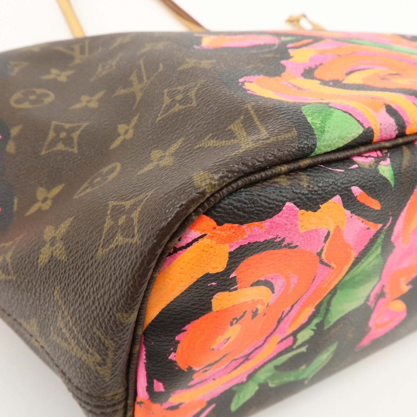 Louis Vuitton Monogram Rose Neverfull MM Tote Shoulder Bag M48613