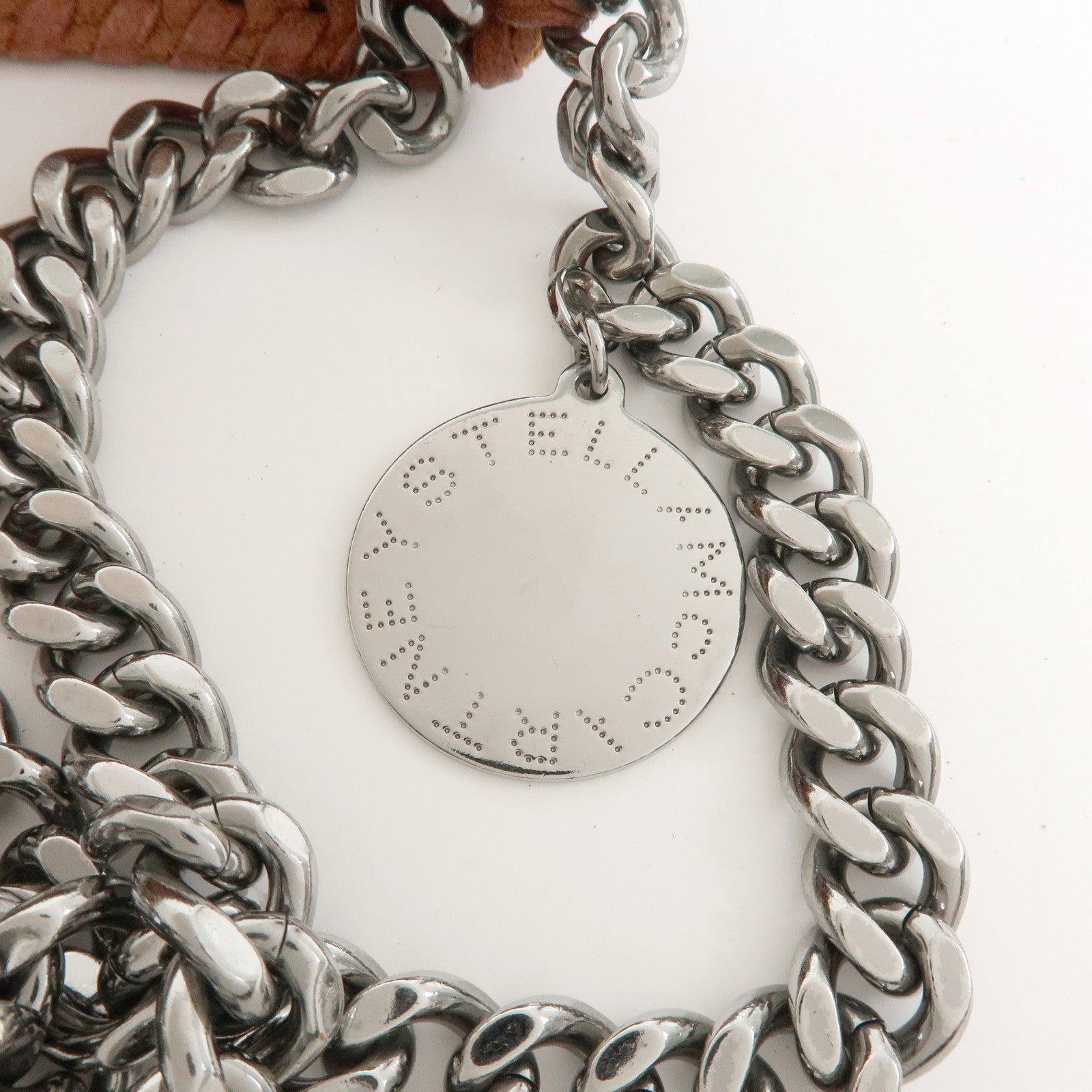 STELLA MCCARTNEY Falabella Polyester 2Way Bag Hand Bag Brown