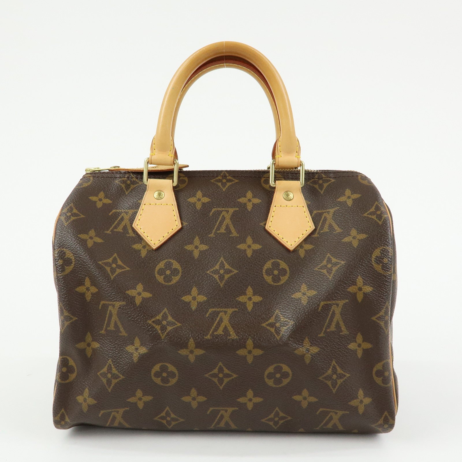 Louis Vuitton Monogram Speedy 25 Boston Bag Hand Bag Brown M41528