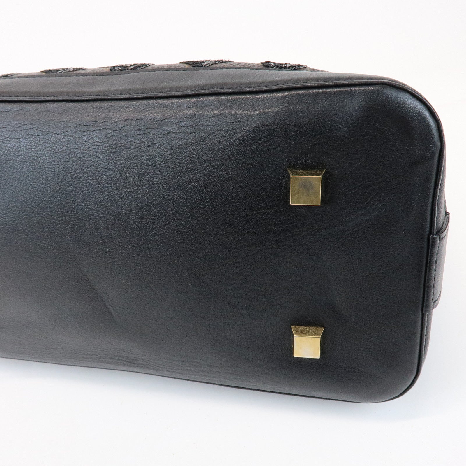 Louis Vuitton Monogram Eclipse Alma Hand Bag Noir M40246