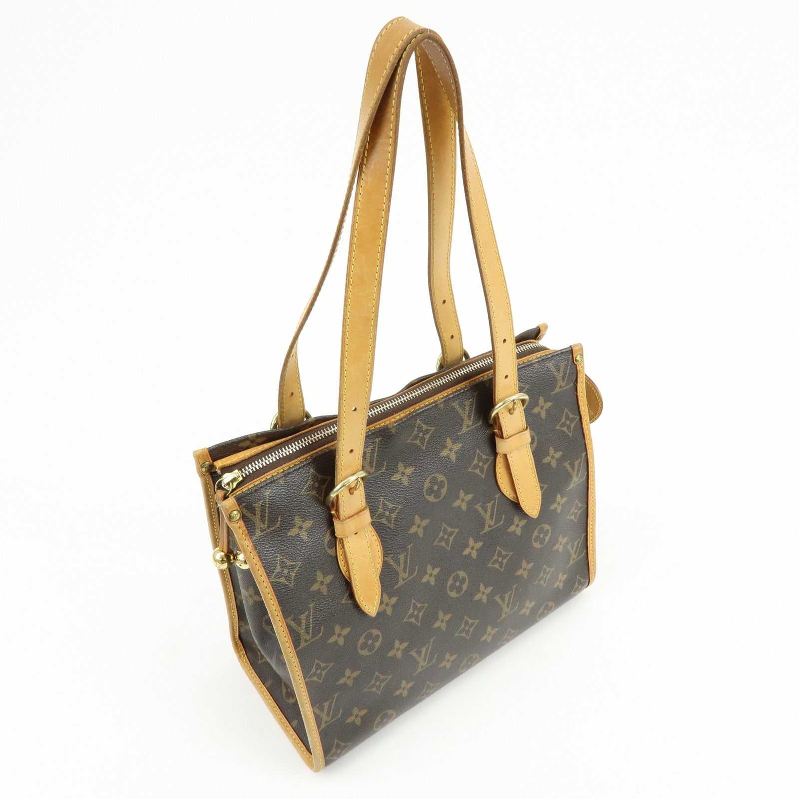 Louis Vuitton Monogram Popincourt Haut Shoulder Bag Brown M40007