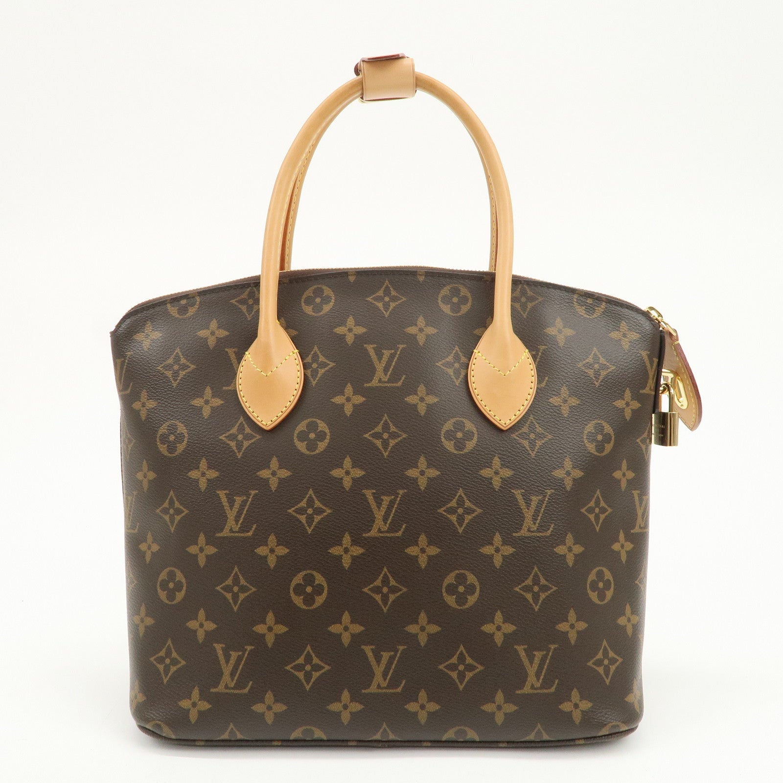 Louis Vuitton Monogram Leather Lockit PM Hand Bag Brown M40613