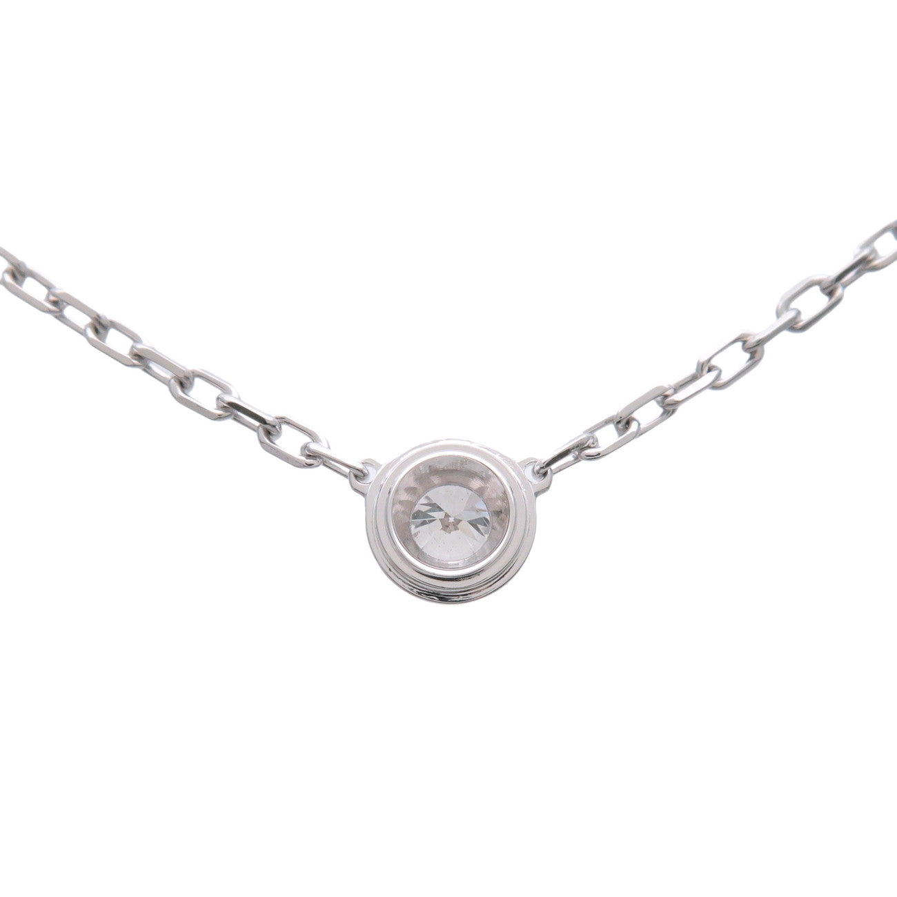 Cartier Diamants Legers Necklace SM Diamond D'amour 0.09ct 750WG