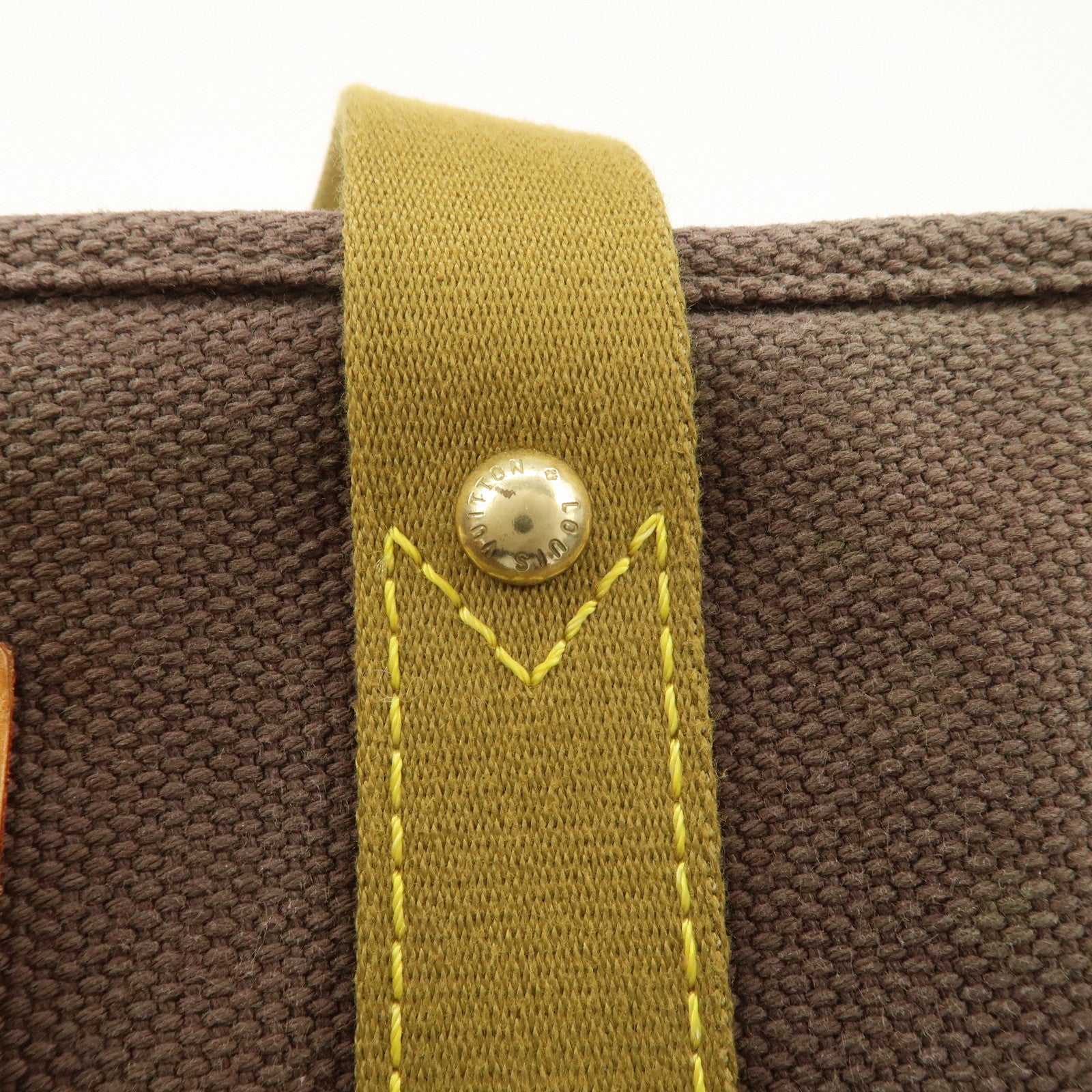 Louis Vuitton Antigua Cabas MM Tote Bag Shoulder Bag Brown M40086