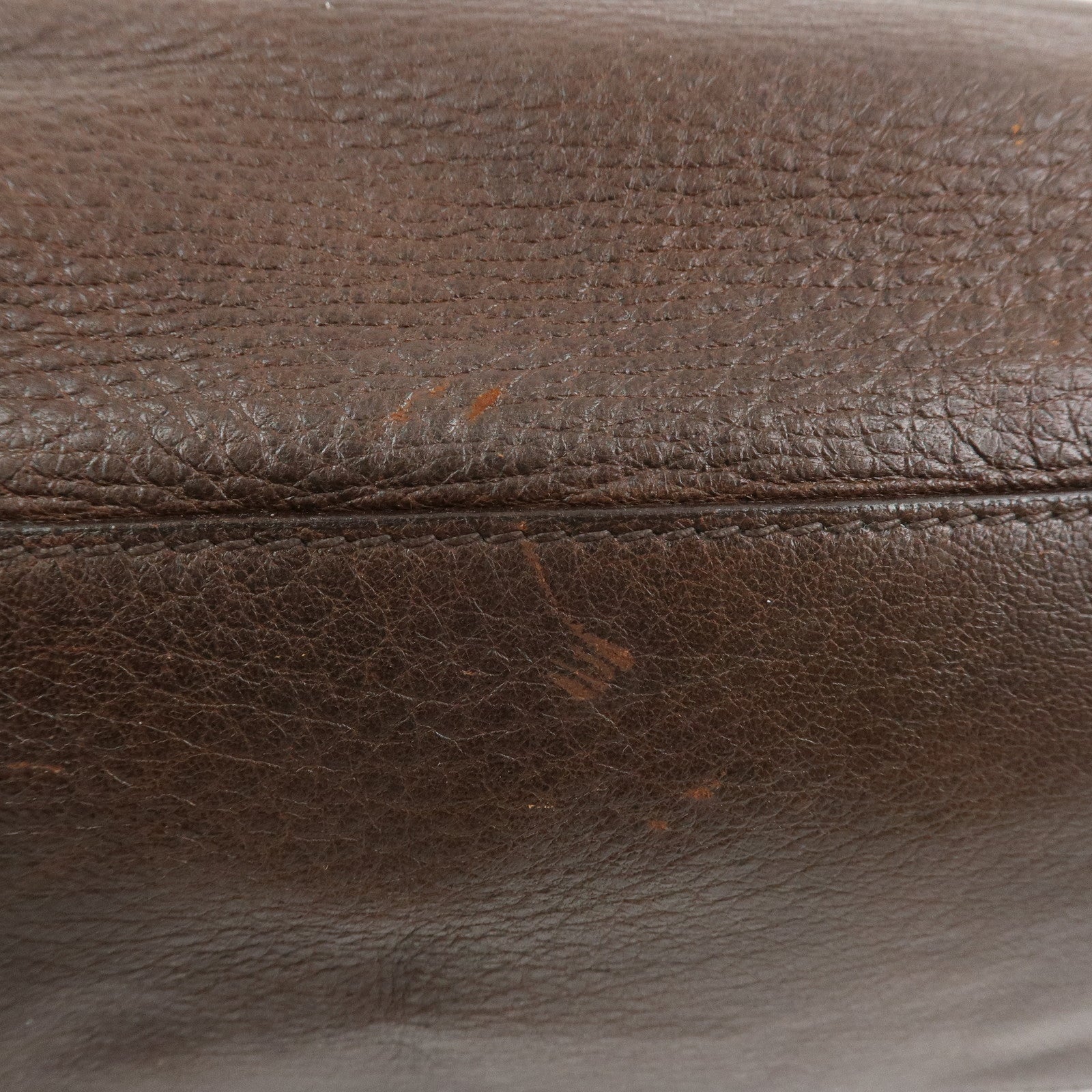 PRADA Leather 2Way Bag Hand Bag Shoulder Bag Crosbody Bag Brown