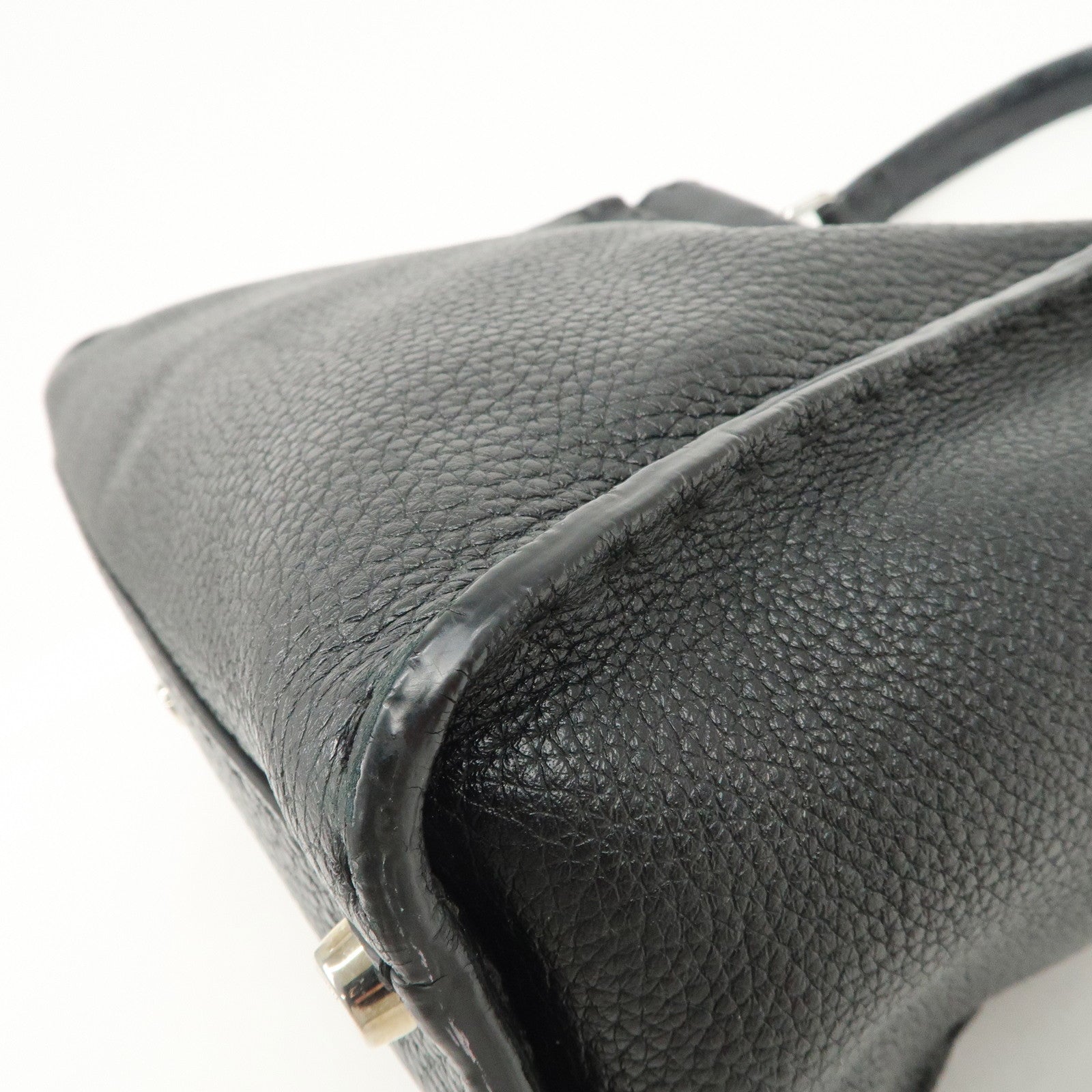 FENDI Selleria Peekaboo Regular Leather 2Way Shoulder Bag 8BN290 Used