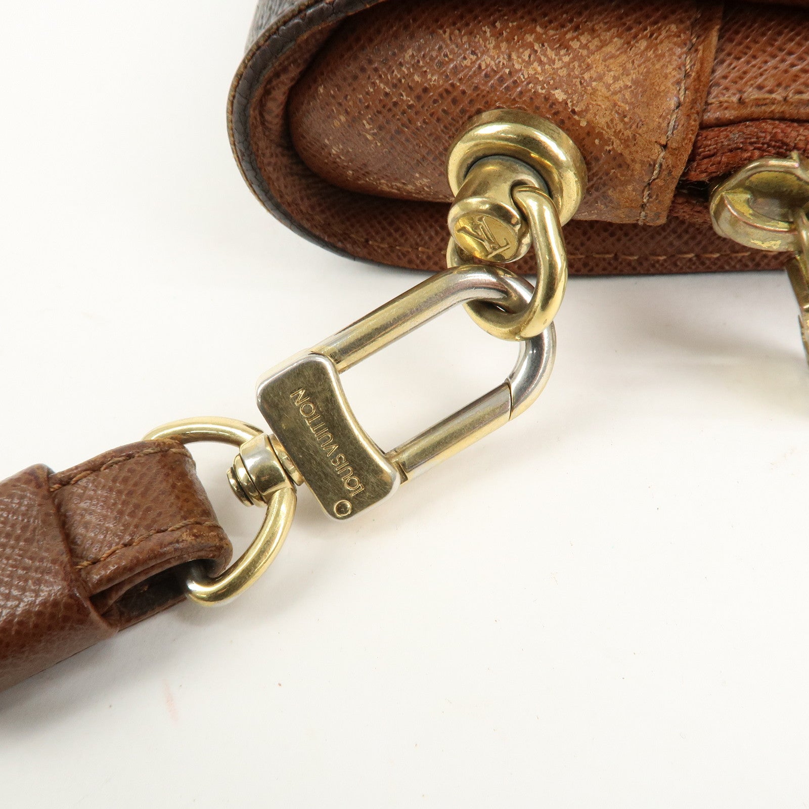 Louis Vuitton Monogram Orsay Clutch Bag Pouch Brown M51790 Used