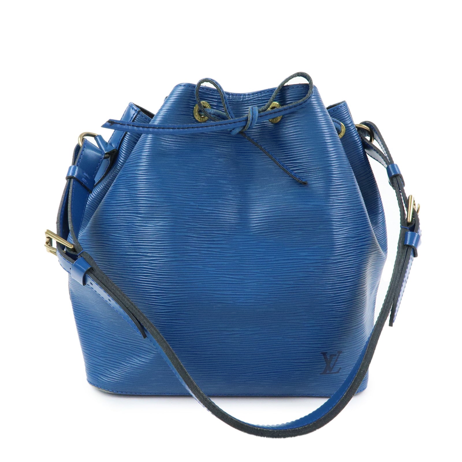 Louis Vuitton Epi Leather Petit Noe Shoulder Bag Toledo Blue M44105