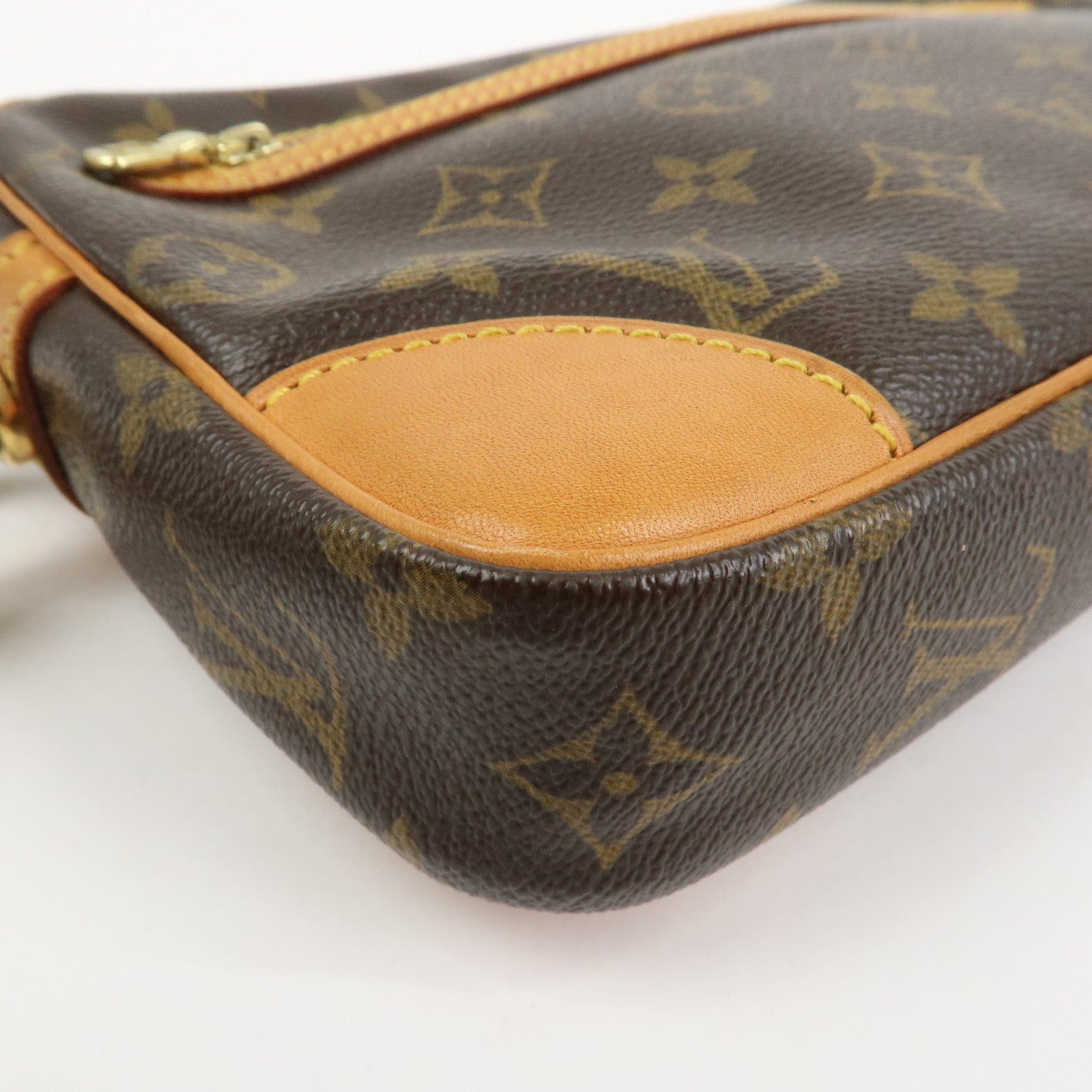 Louis Vuitton Monogram Marly Dragonne GM Clutch Bag Brown M51825