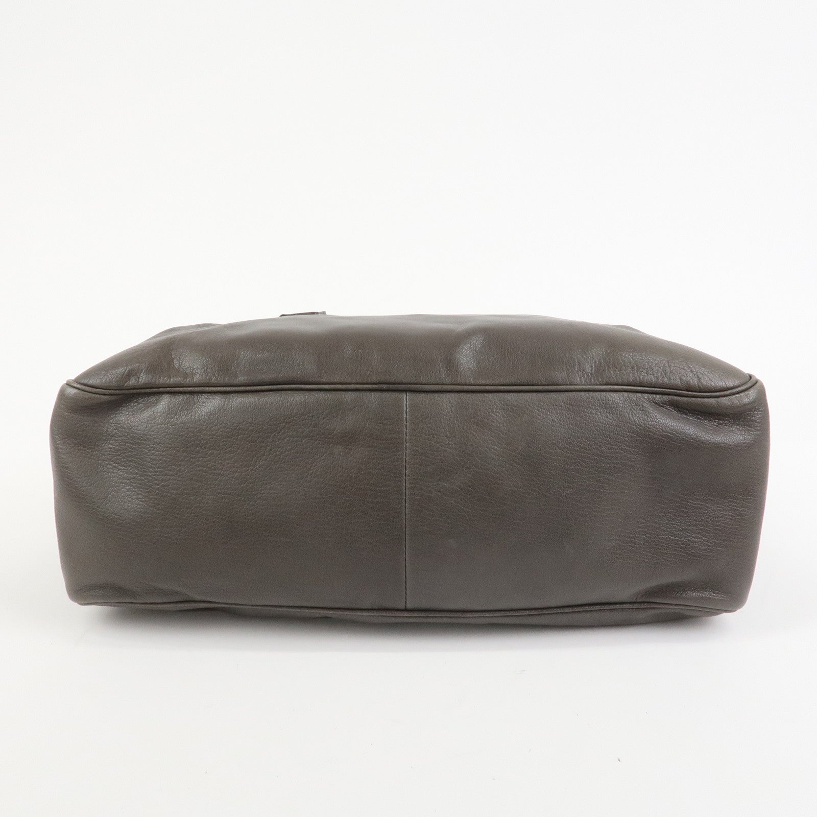 SAINT LAURENT PARIS Muse Leather Shoulder Bag Hand Bag Gray 168269