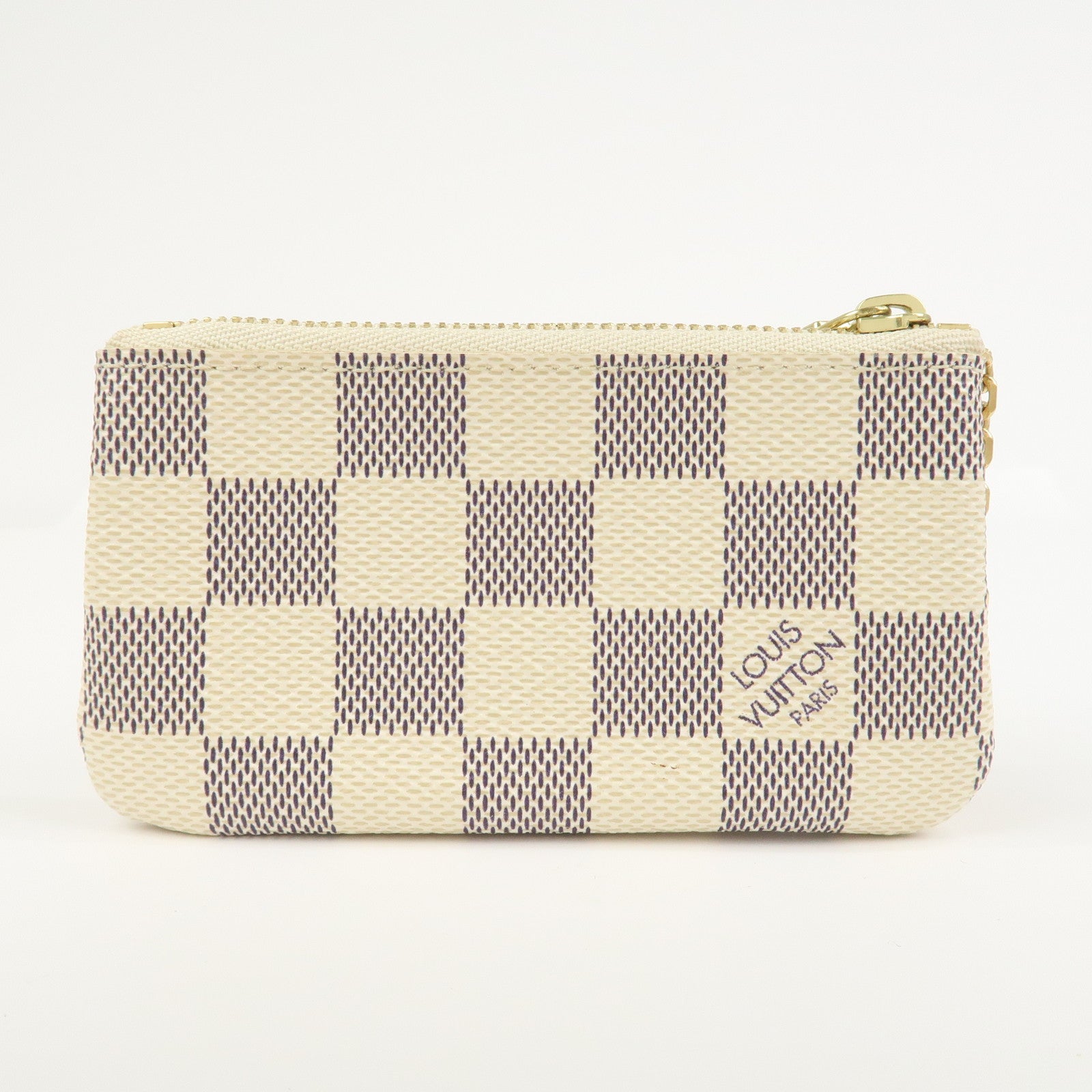 Louis Vuitton Damier Azur Pochette Cles Coin Case N62659