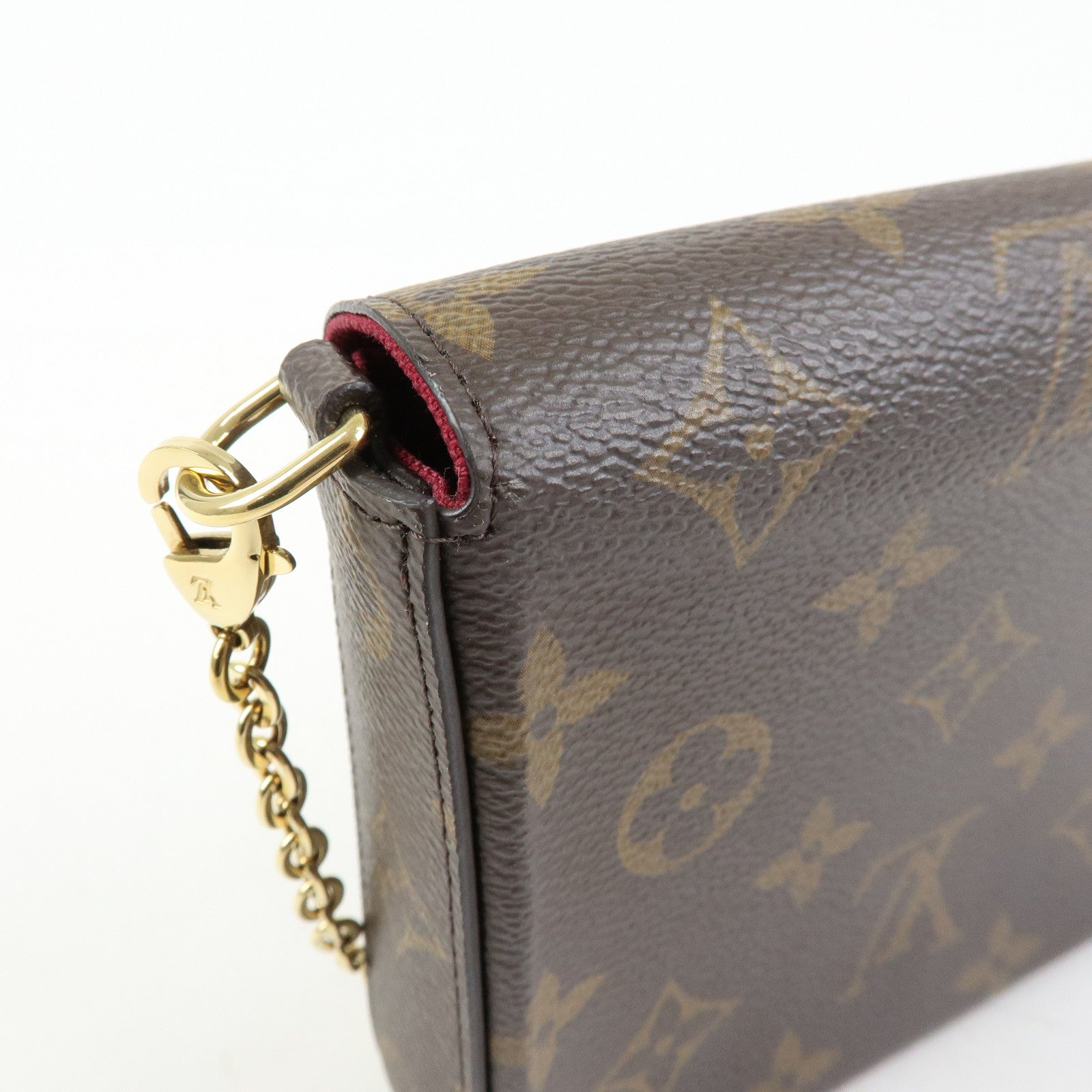 Louis Vuitton Monogram Pochette Felicie Shoulder Bag Brown M61276