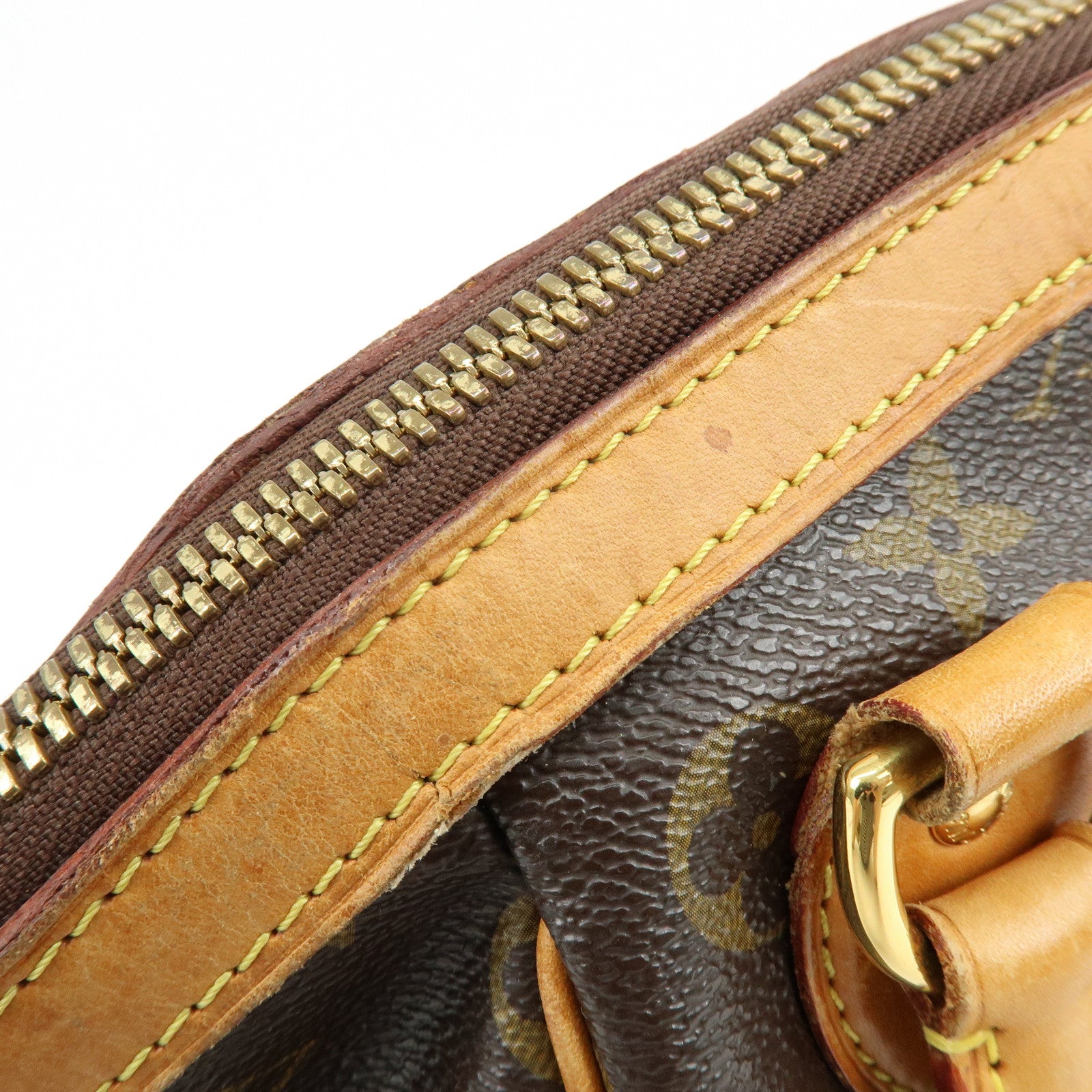Louis Vuitton Monogram Tivoli PM Hand Bag Shoulder Bag Brown M40143