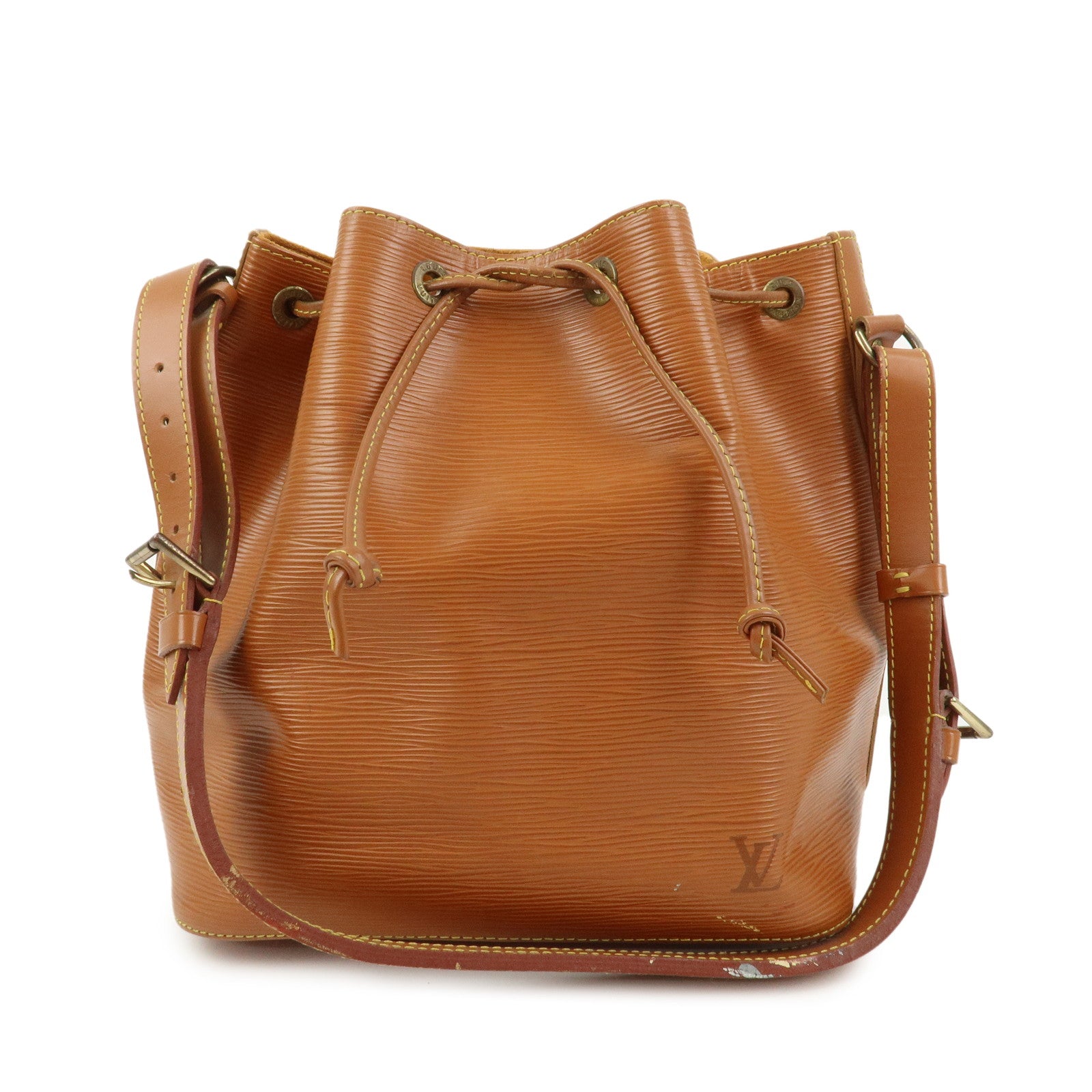 Louis Vuitton Epi Leather Petit Noe Shoulder Bag Zipang Gold M44108