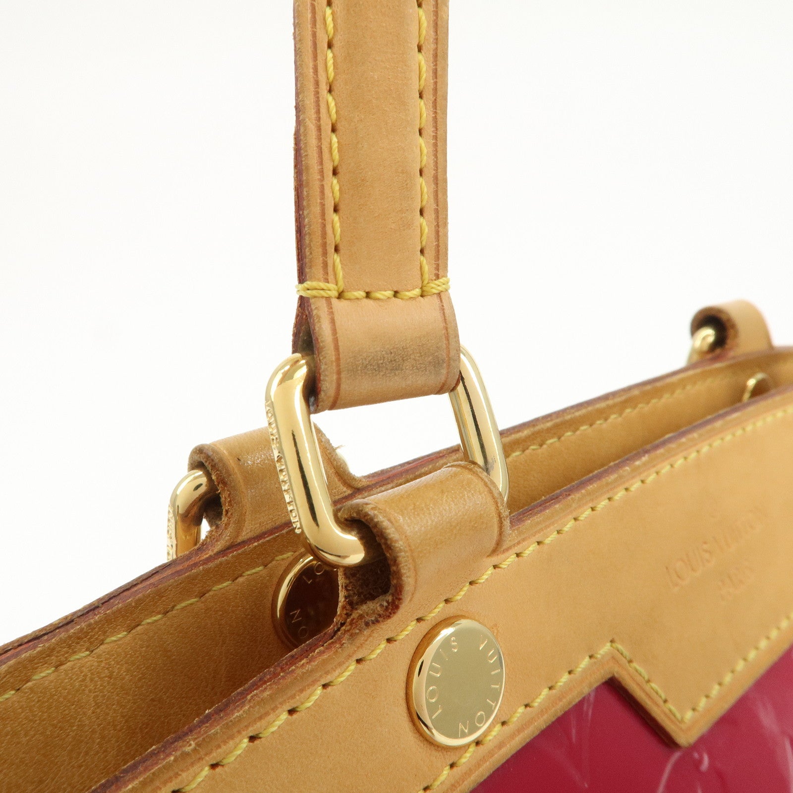 Louis Vuitton Vernis Brea MM 2Way Bag Hand Bag RoseIndien M91798