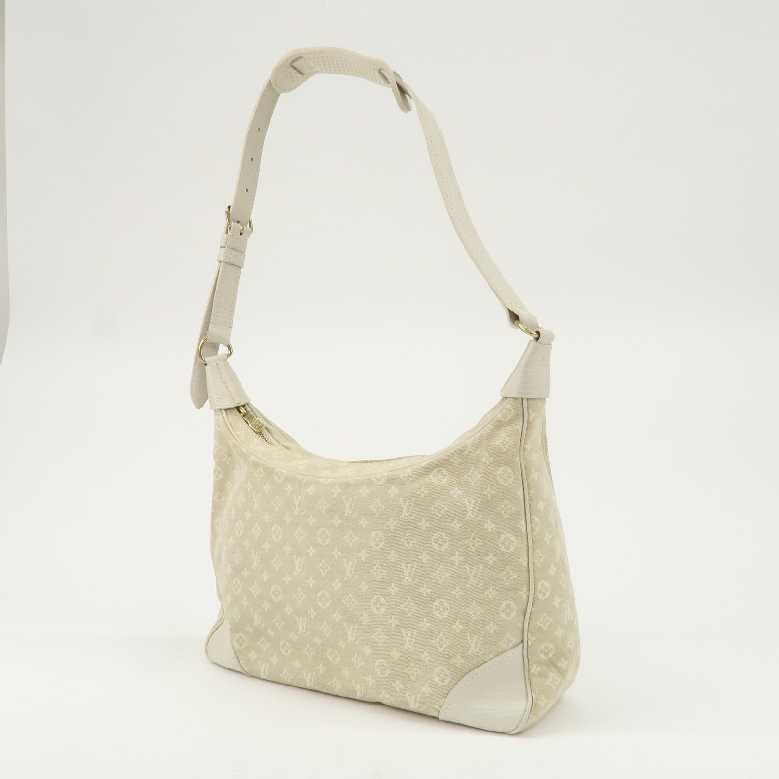 Louis Vuitton Monogram Mini Lin Boulogne Hand Bag Dune M95317
