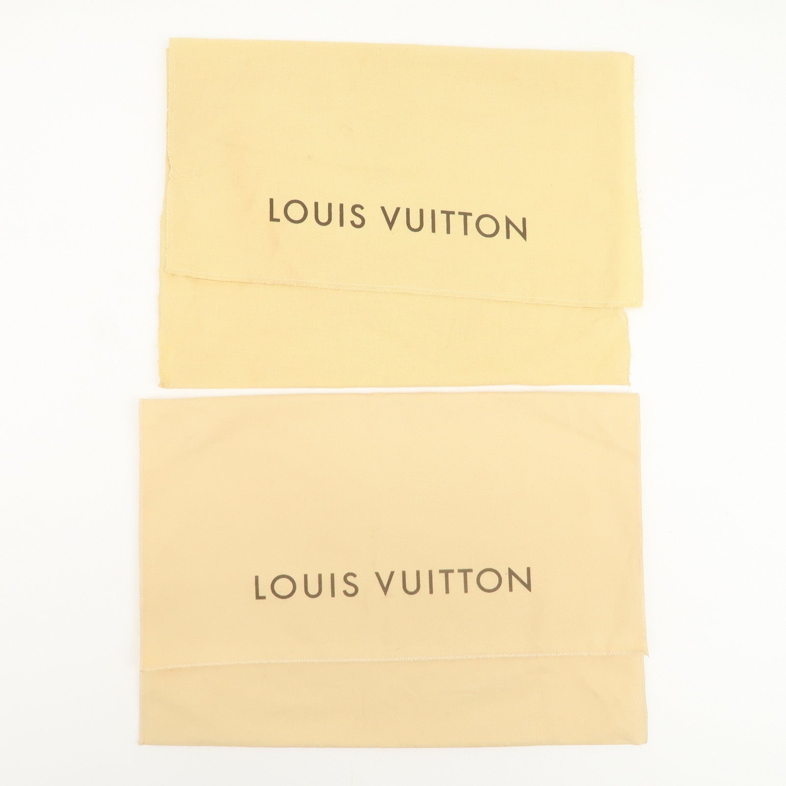 Louis Vuitton Set Of 15 Dust Bag Storage Bag Flap Style Beige