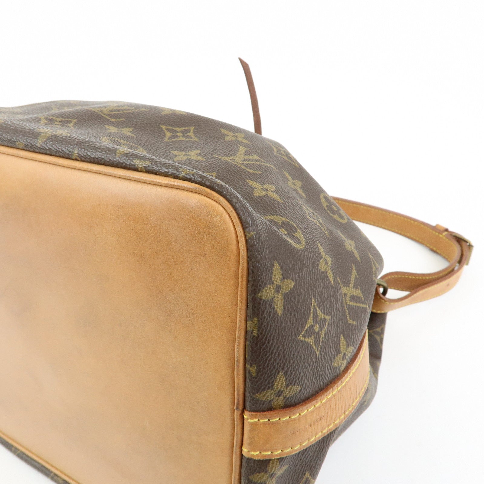Louis Vuitton Monogram Petit Noe Shoulder Bag Brown M42226