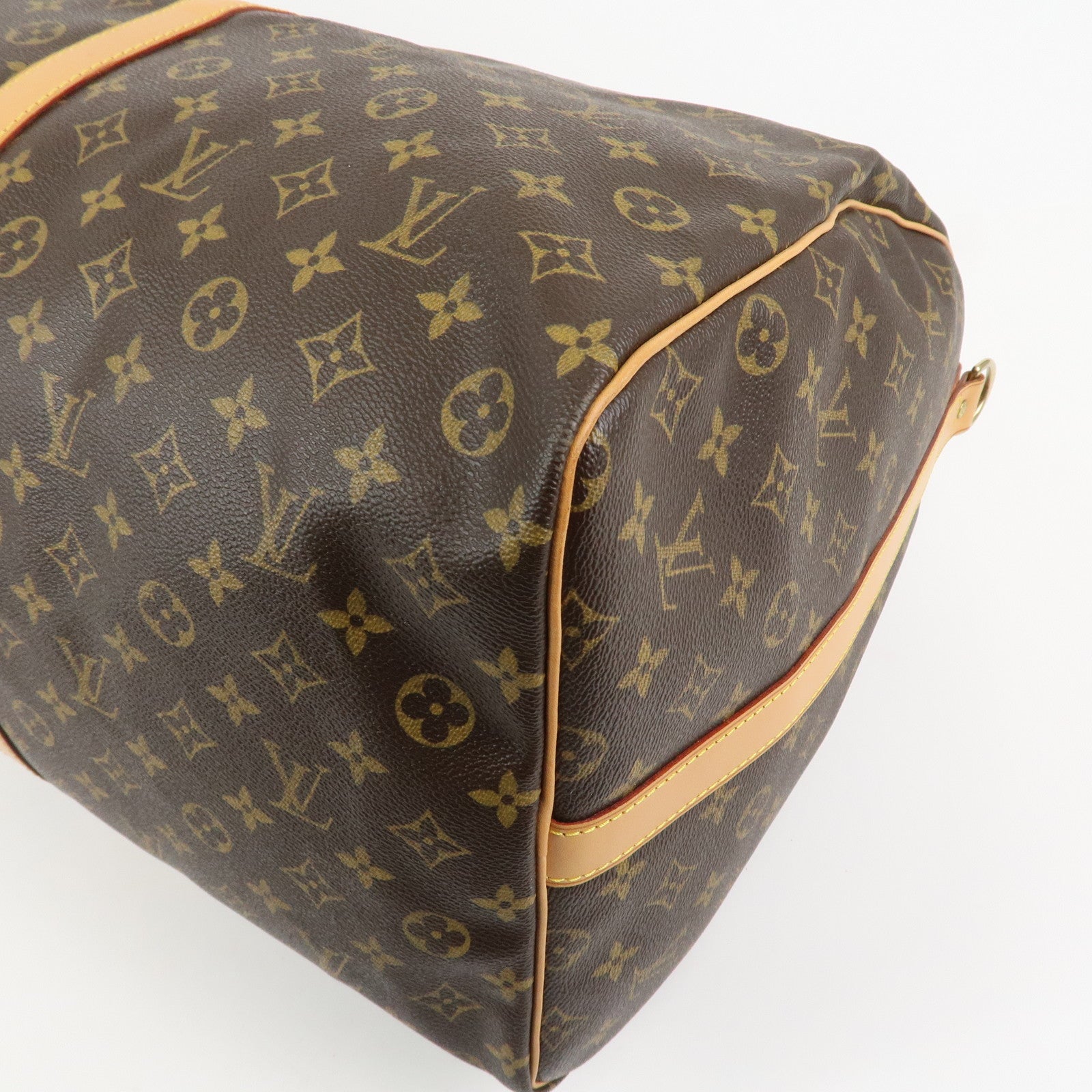 Louis Vuitton Monogram Keep All Bandouliere 60 Boston Bag M41412